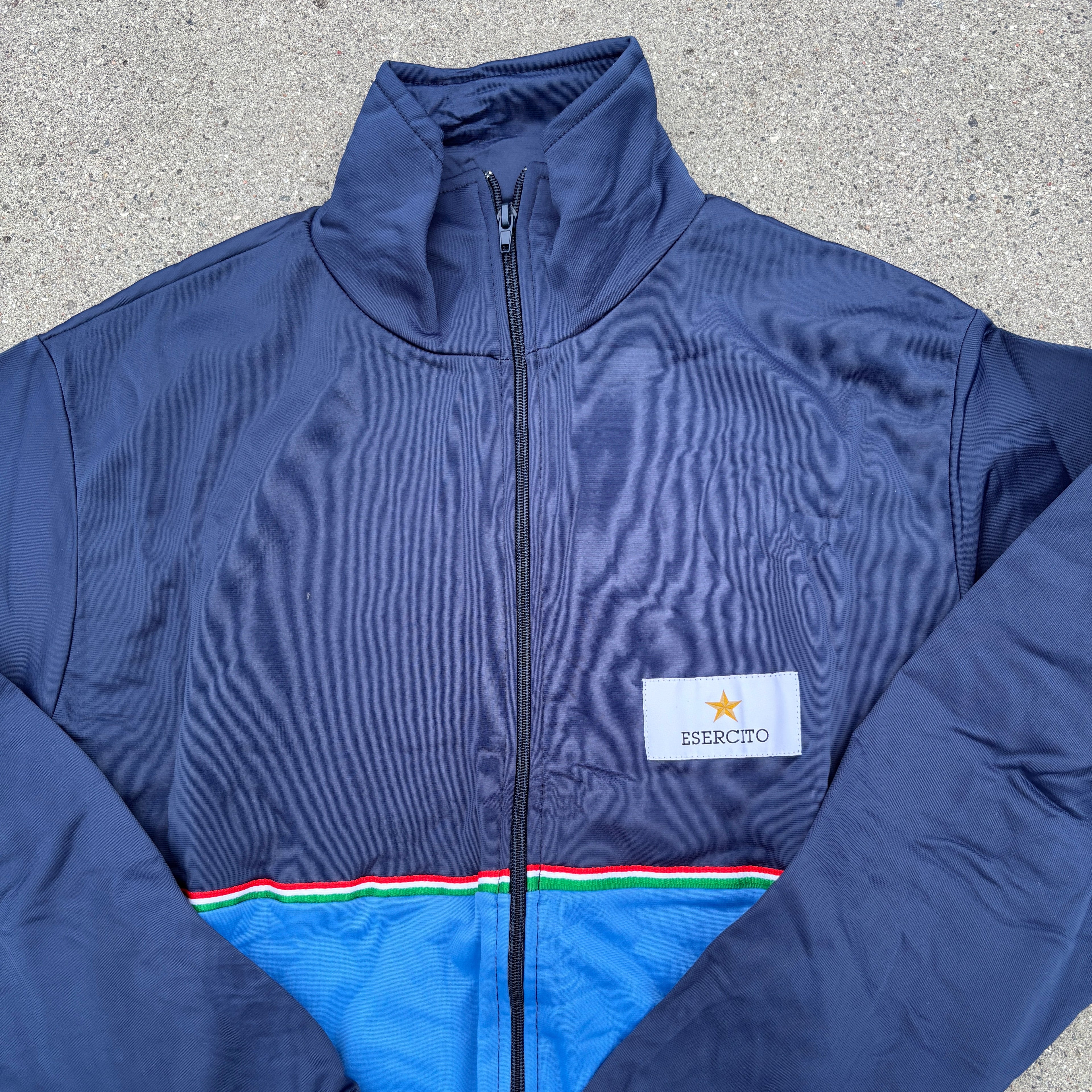 90's Navy/Blue Italian Army Tracksuit Top