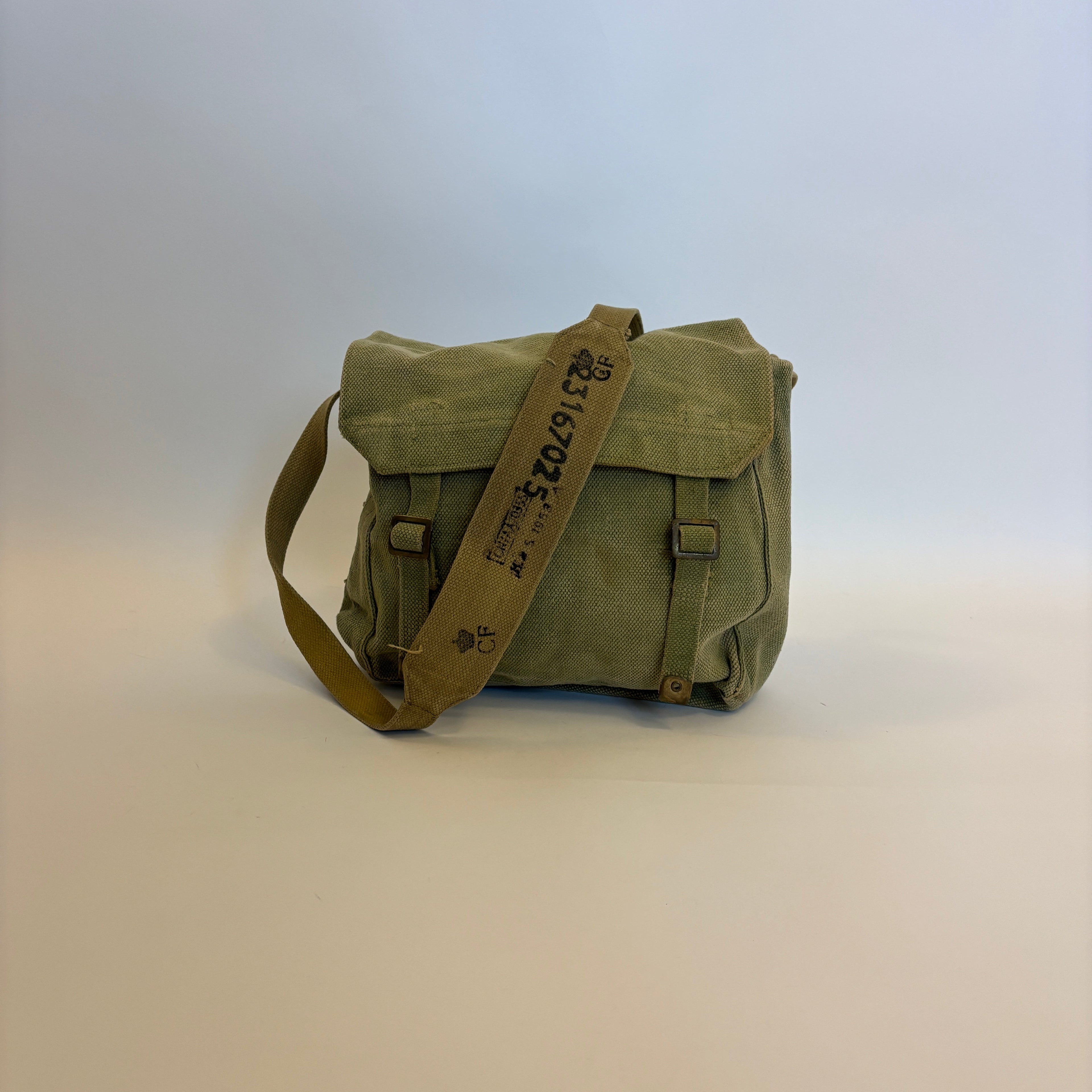 50s Danish Civil Defense Gas Mask Bag