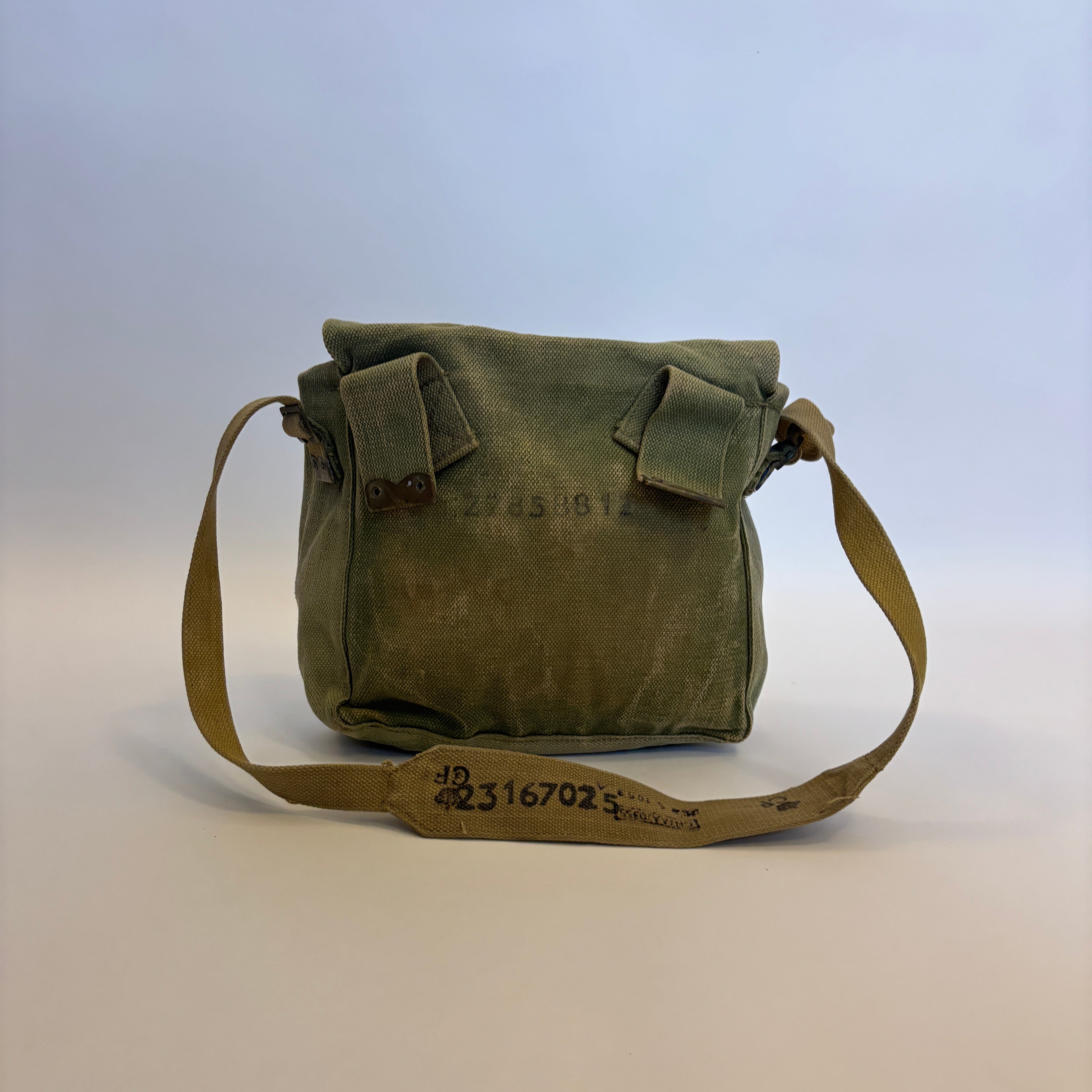 50s Danish Civil Defense Gas Mask Bag