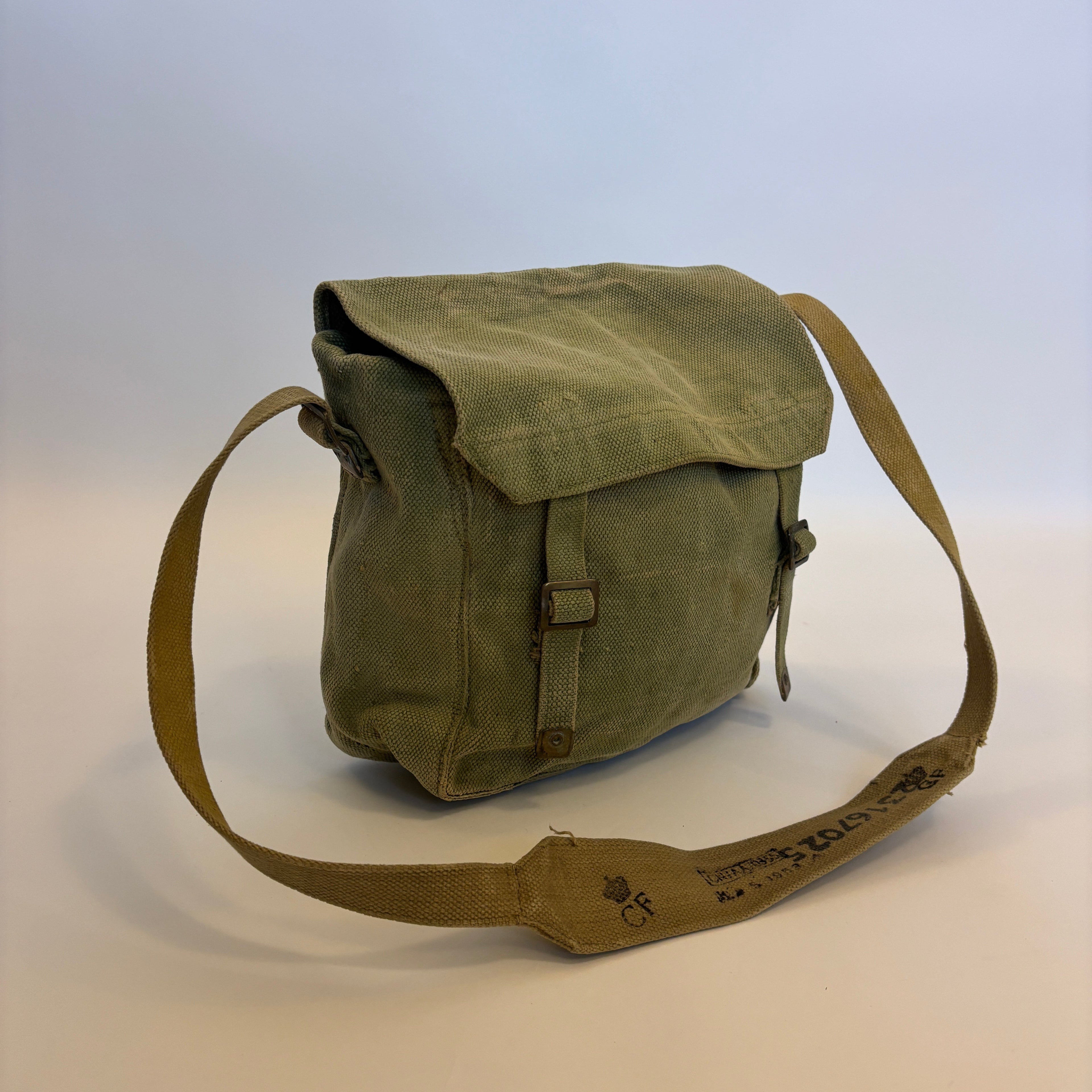 50s Danish Civil Defense Gas Mask Bag
