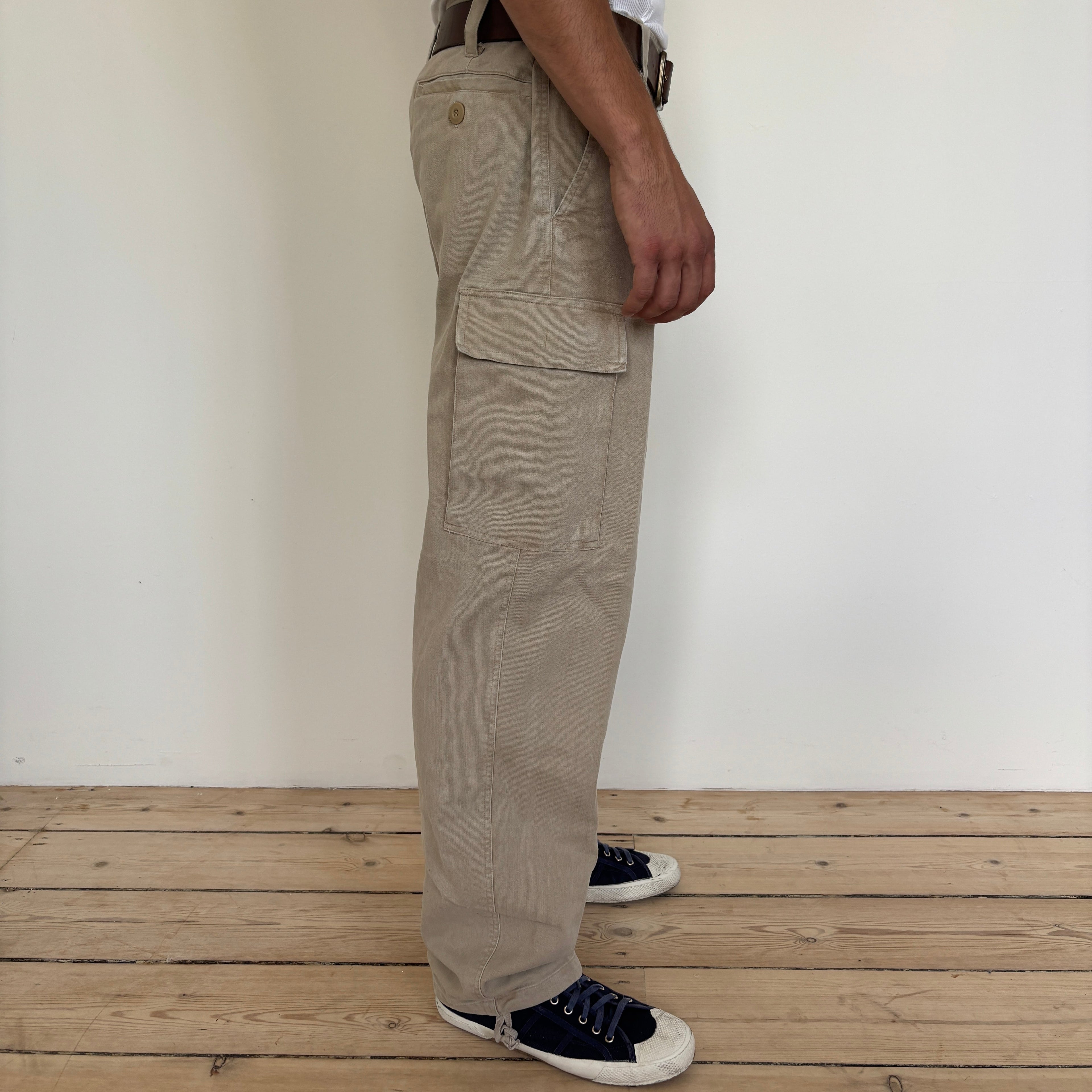 German Moleskin Trousers - Khaki