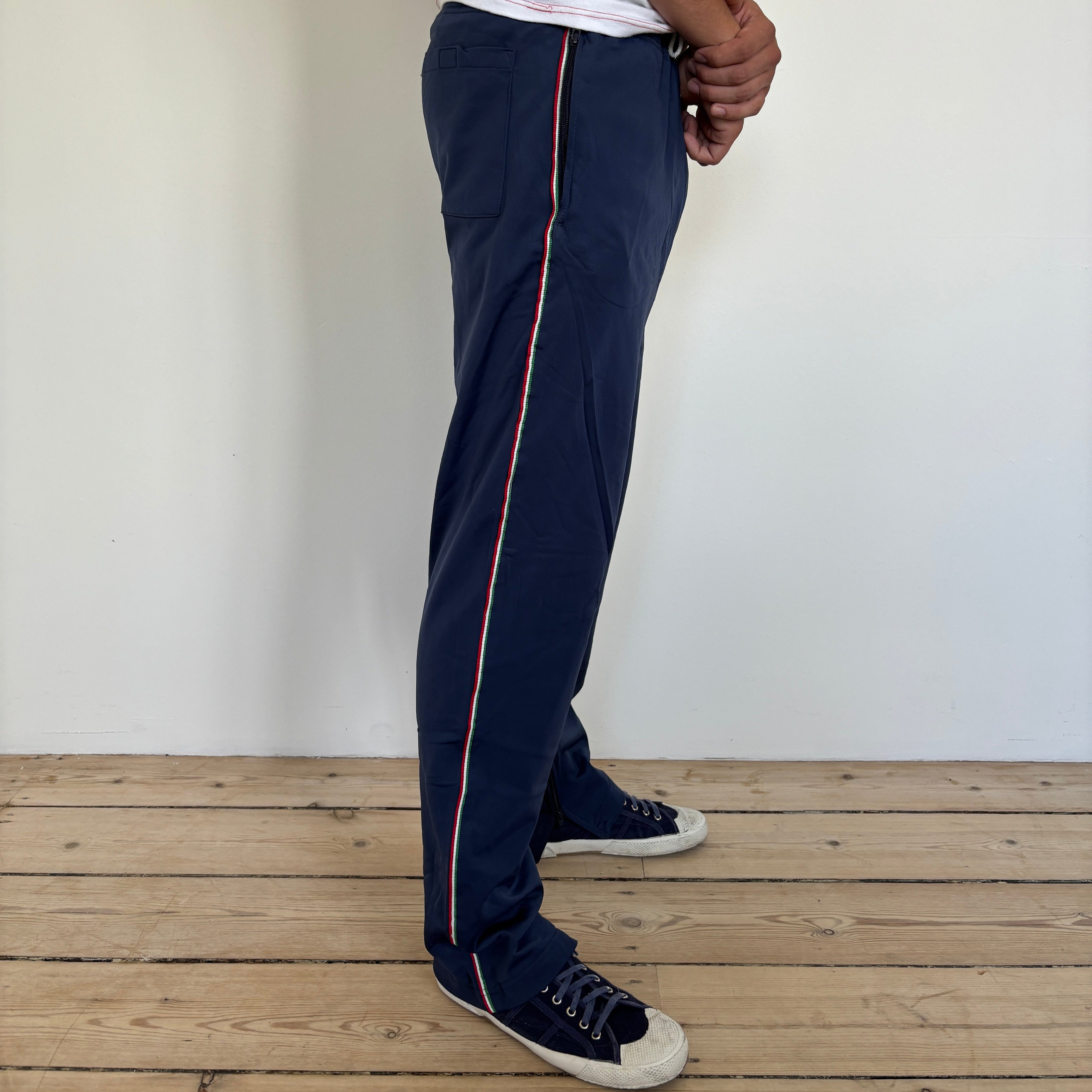 90's Navy/Blue Italian Army Tracksuit Trousers