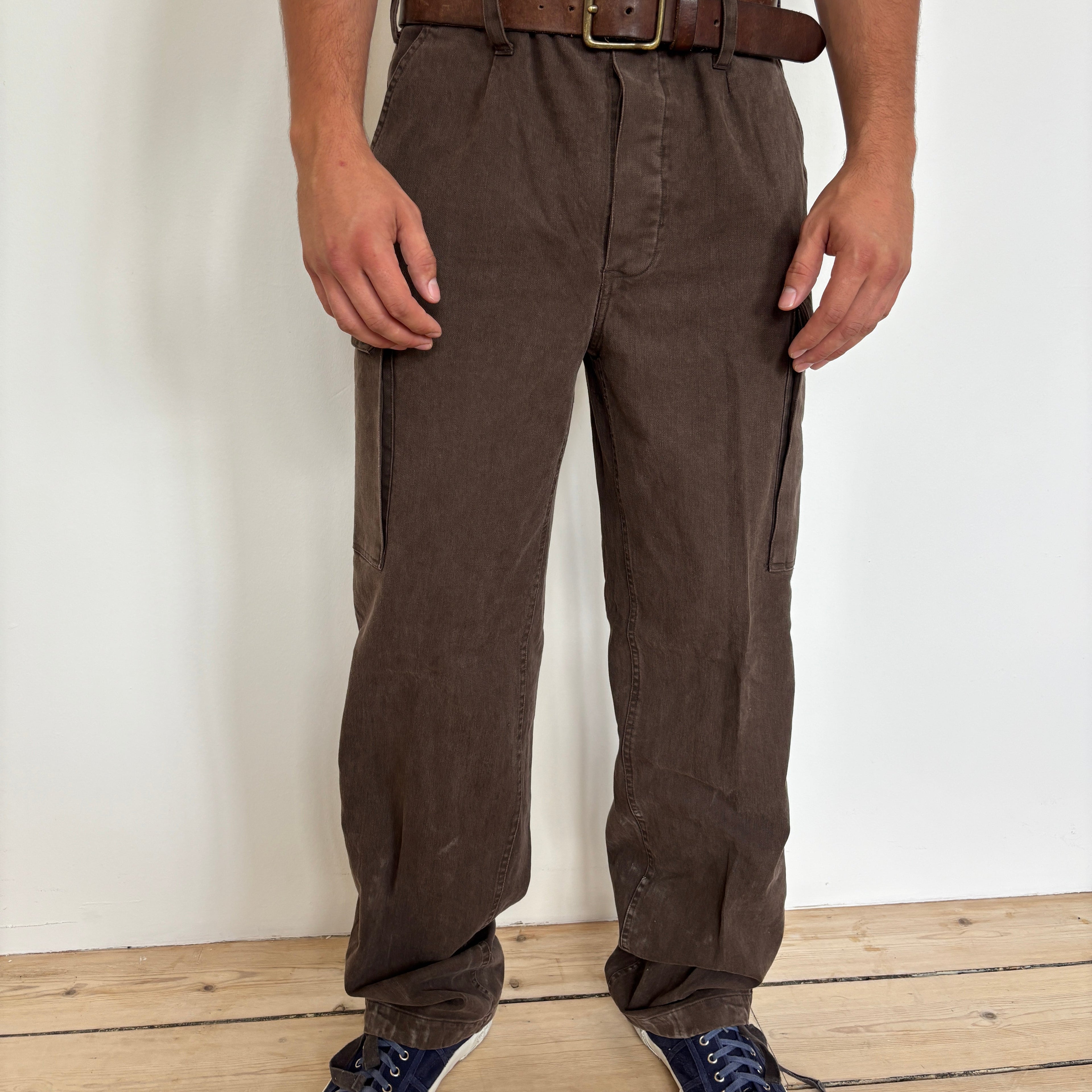 German Moleskin Trousers - Brown