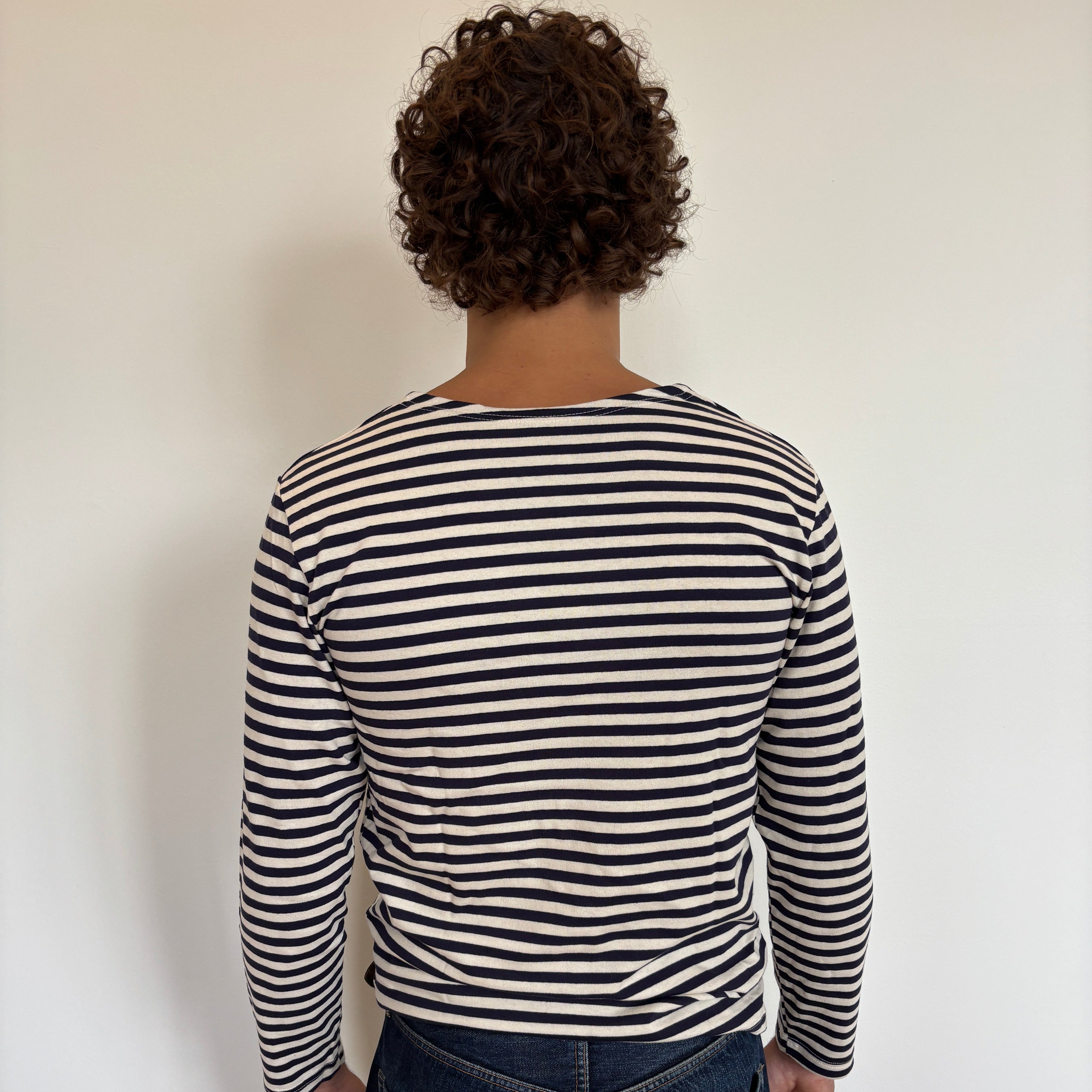 Navy/White Striped Telnyashka - Long sleeve