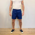 70's Danish Sport Shorts Blue / White