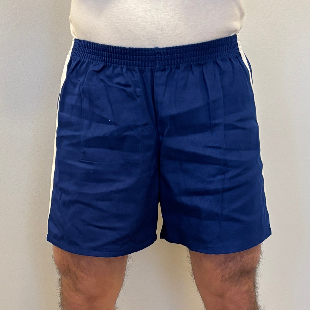 70's Danish Sport Shorts Blue / White