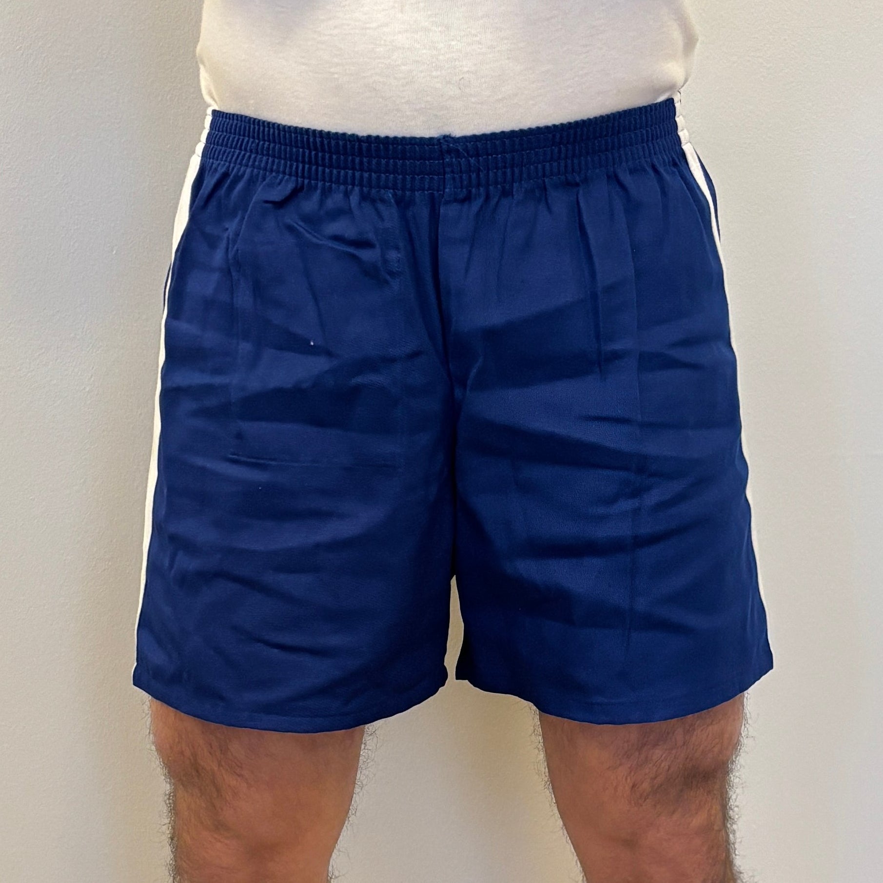 70's Danish Sport Shorts Blue / White