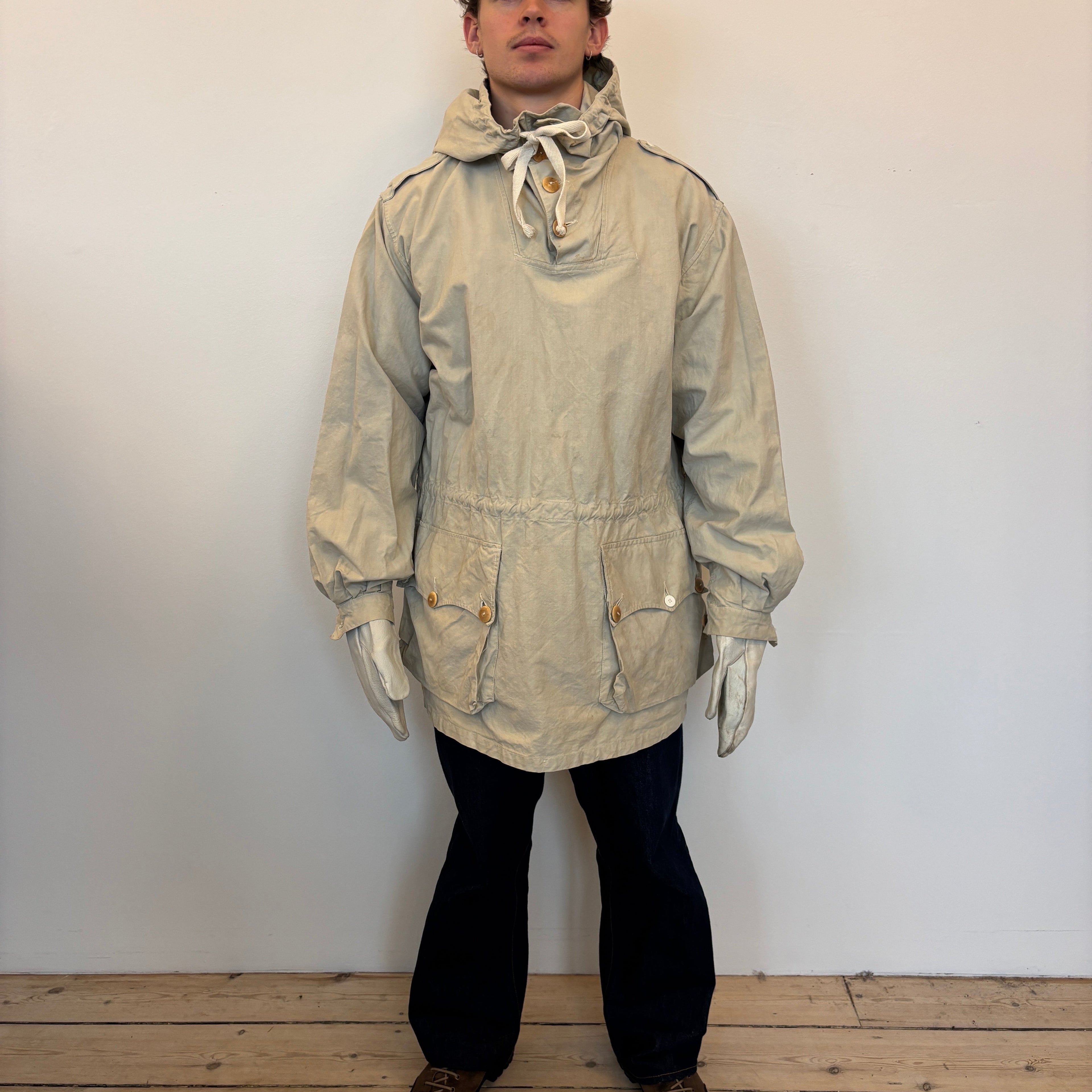 Vintage Swedish Army M39 Snow Anorak Parka Jacket