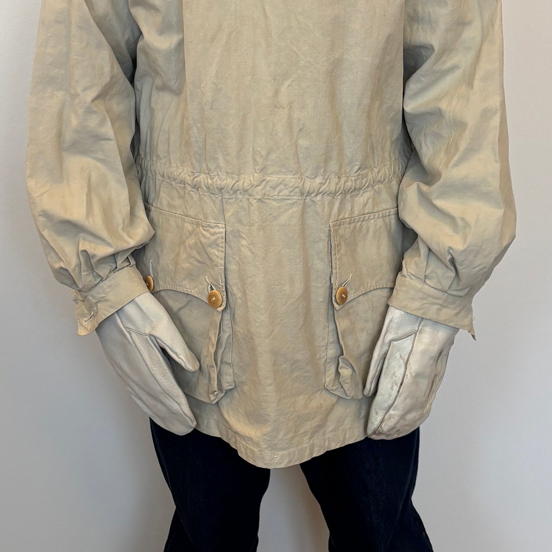 60's Swedish Army Leather Over-Mittens