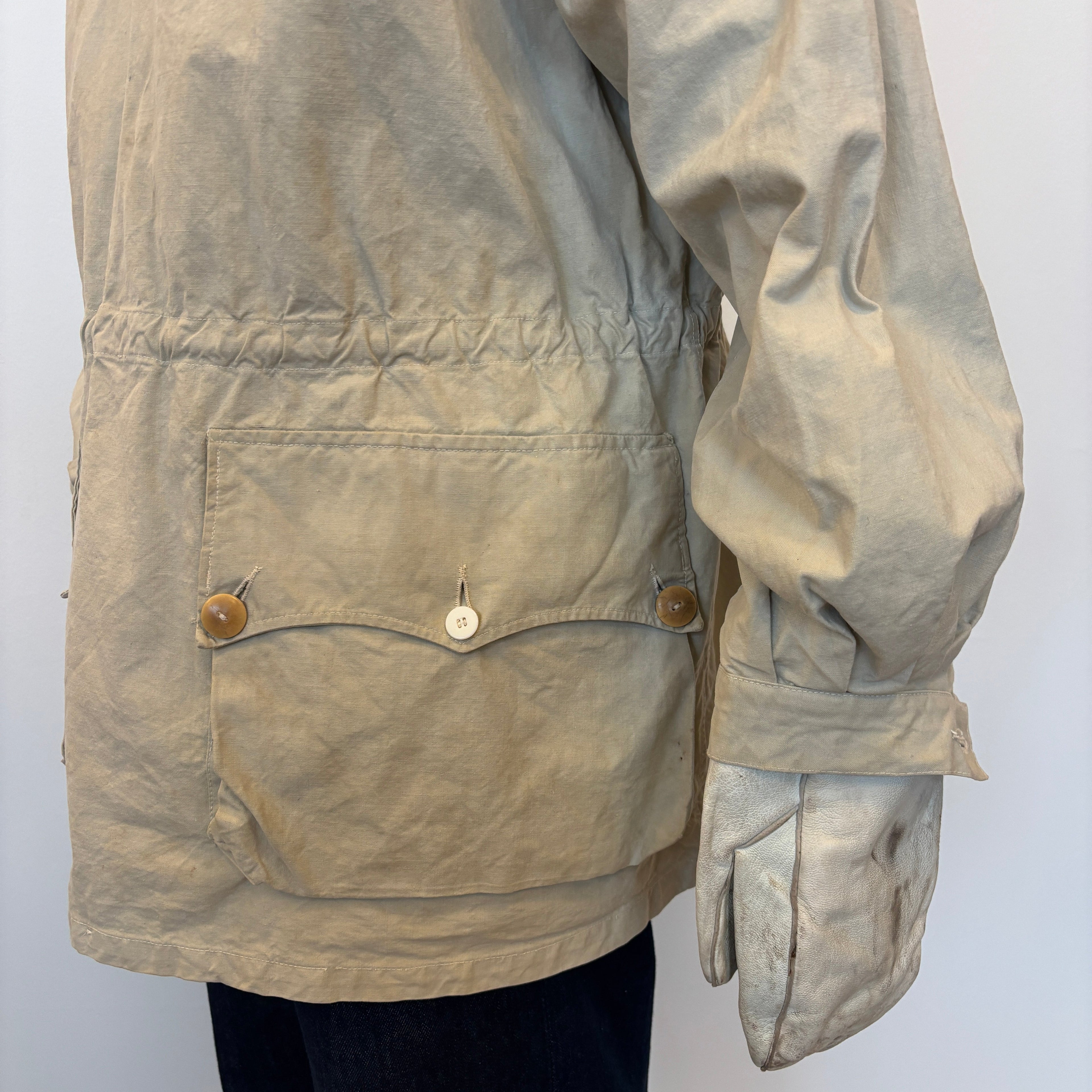 60's Swedish Army Leather Over-Mittens