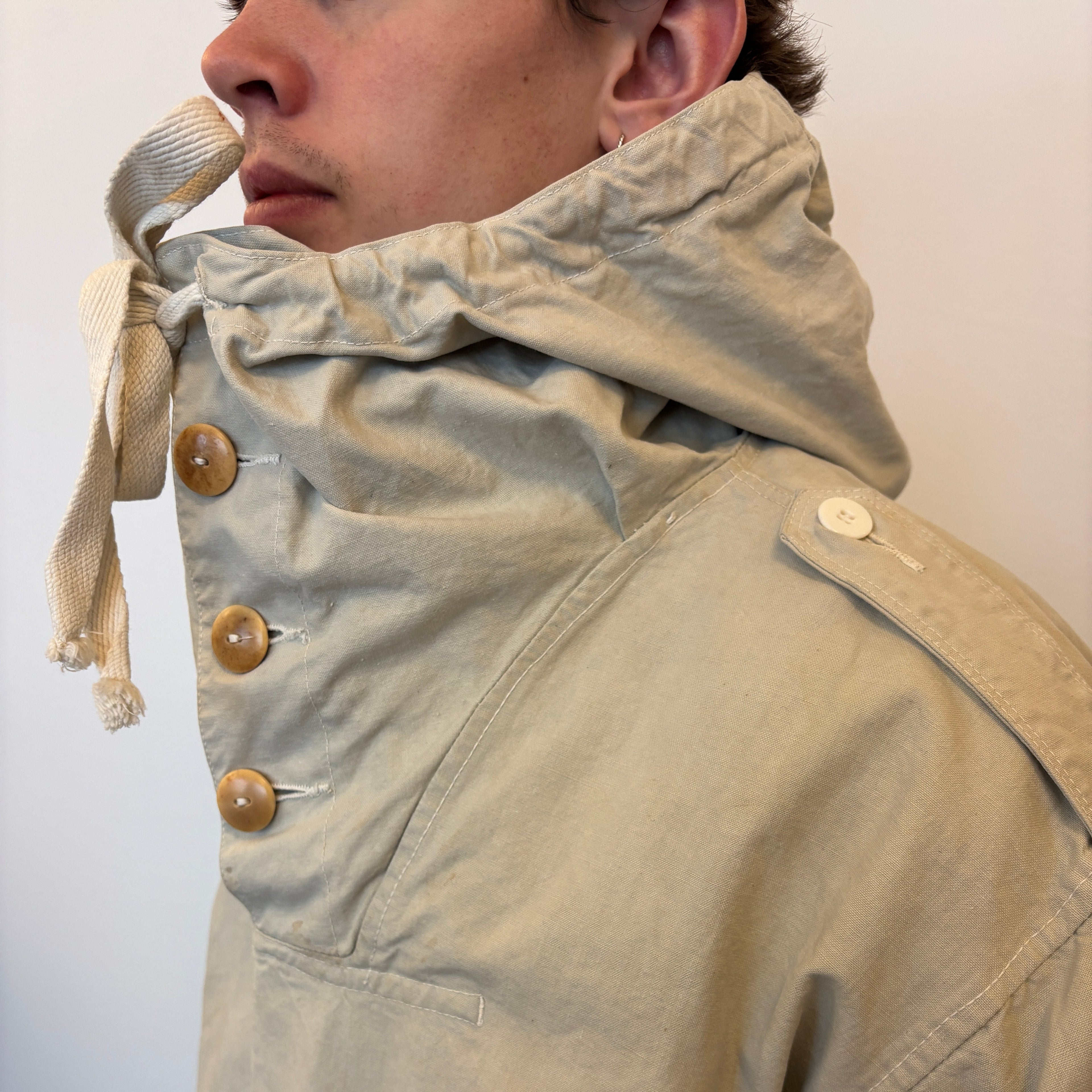 Vintage Swedish Army M39 Snow Anorak Parka Jacket