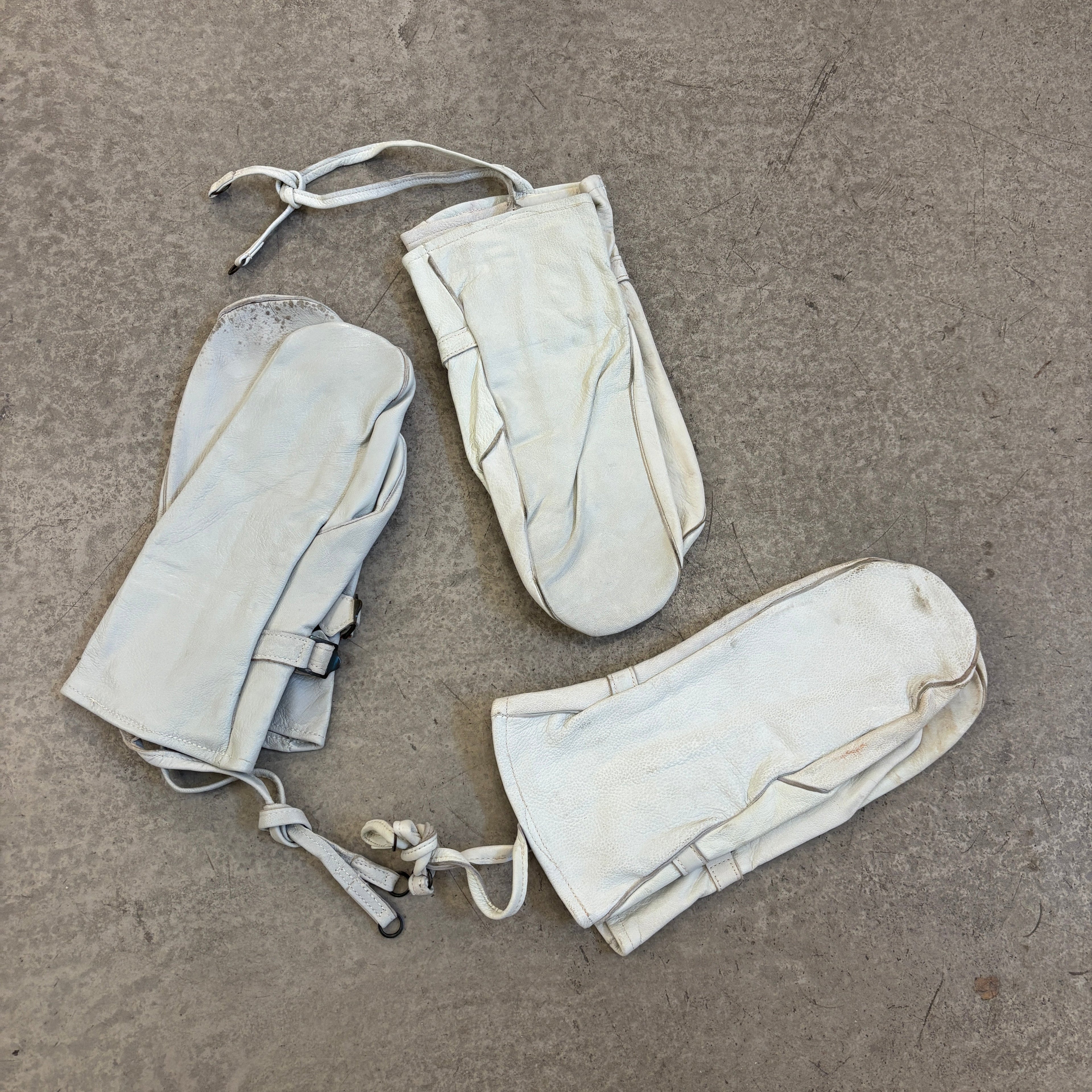 60's Swedish Army Leather Over-Mittens