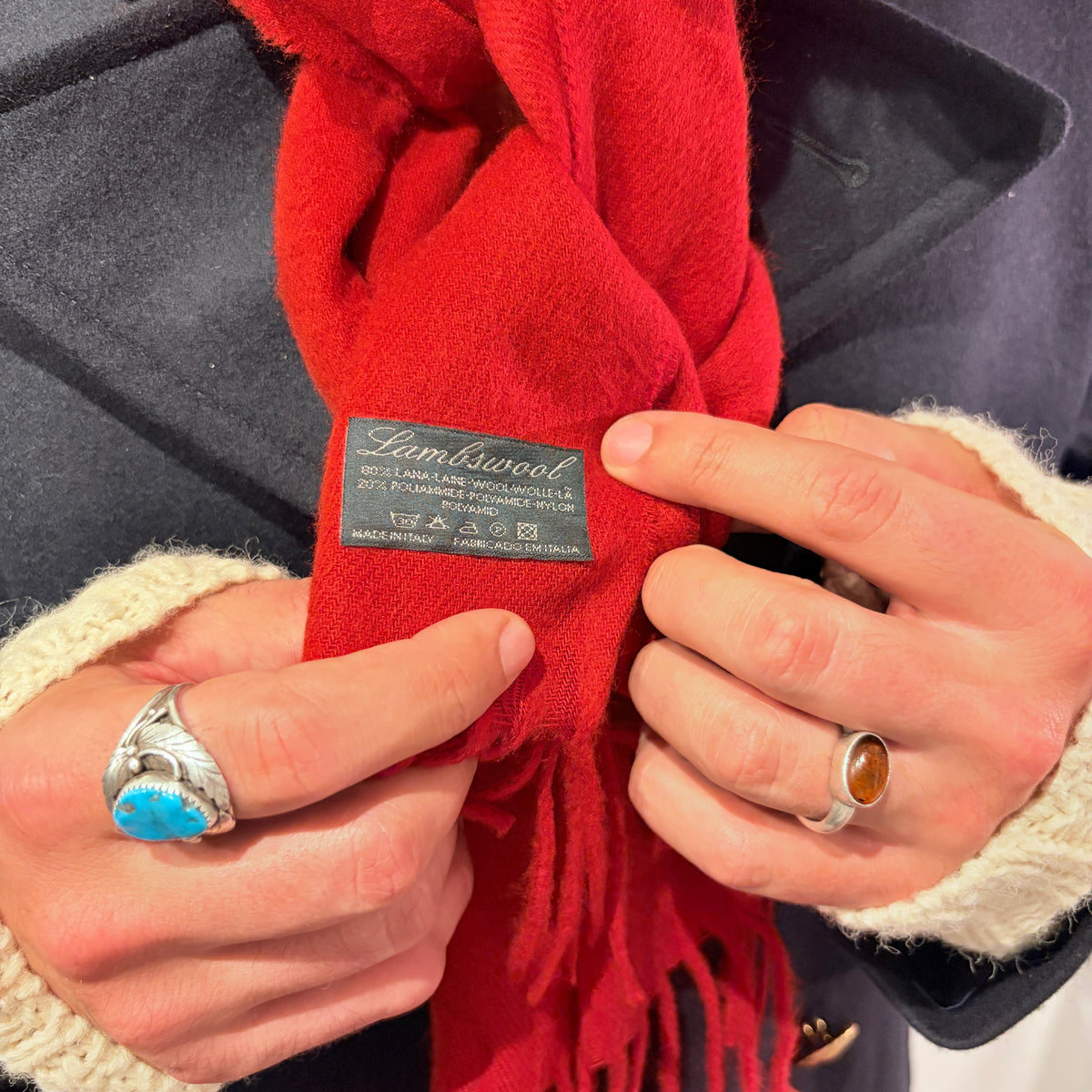 Italian Wool Carabinieri Scarf