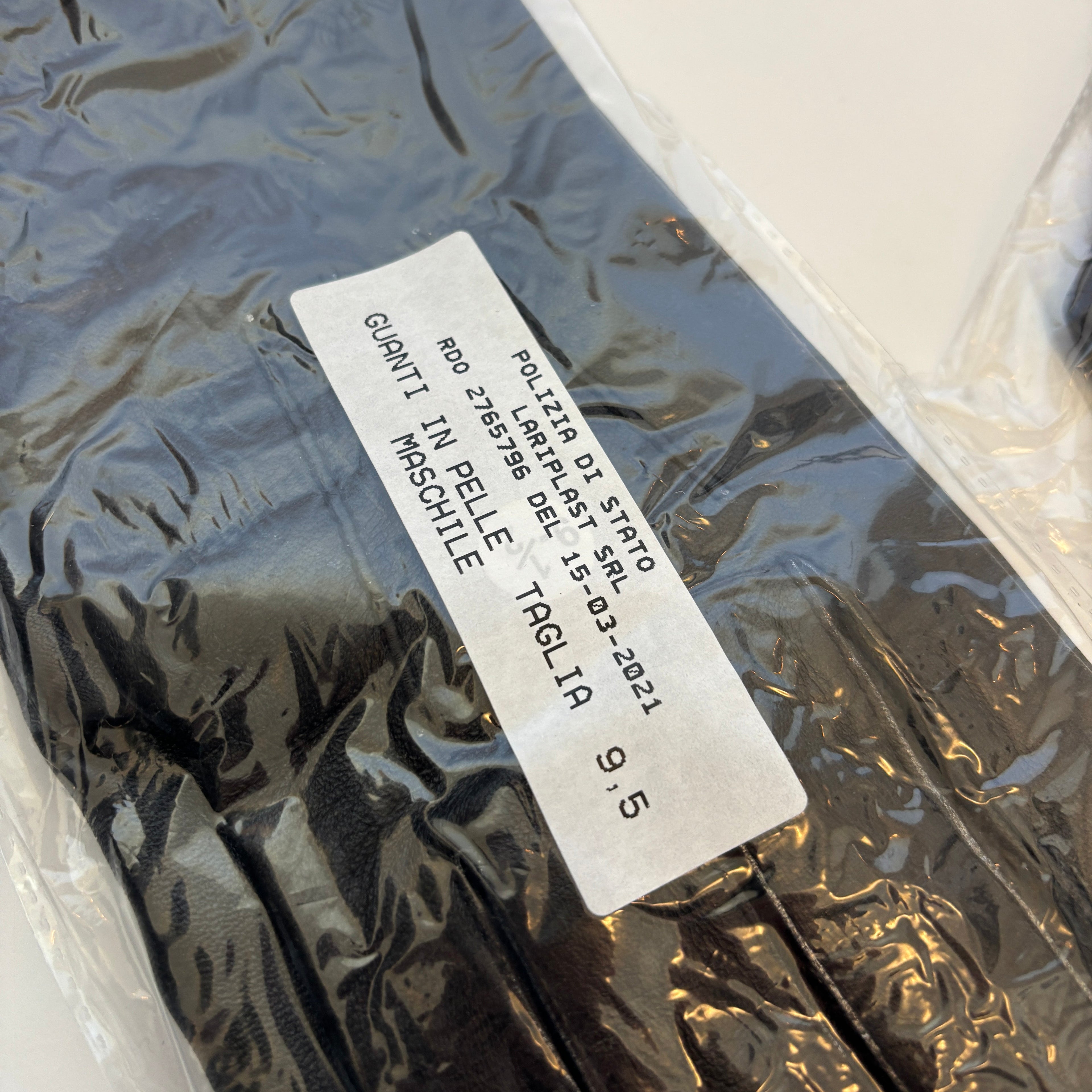 Italian Leather State Police Gloves