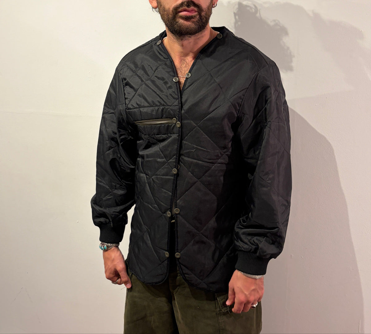 Czechslovakian Army Quilted Liner Jacket