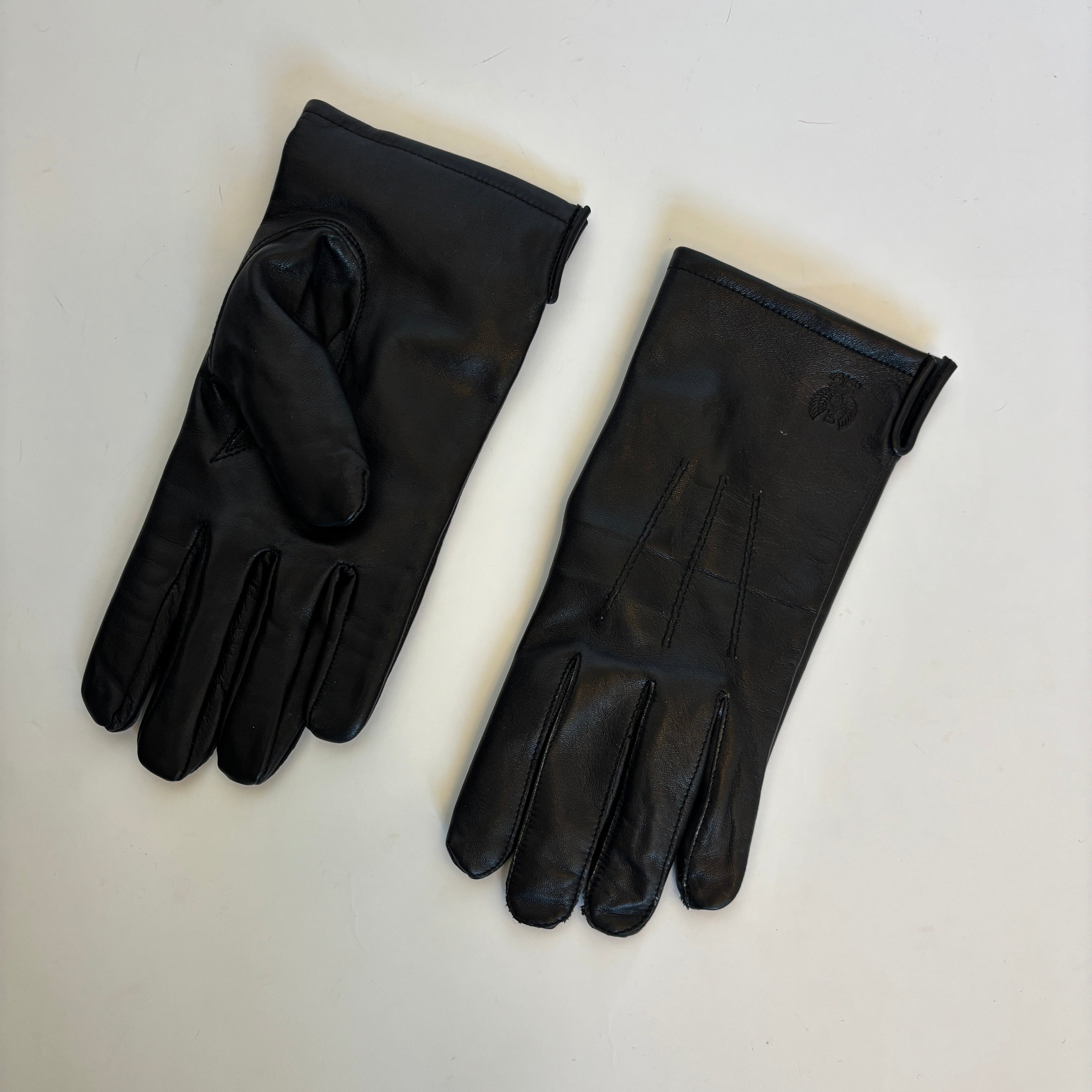 Italian Leather State Police Gloves