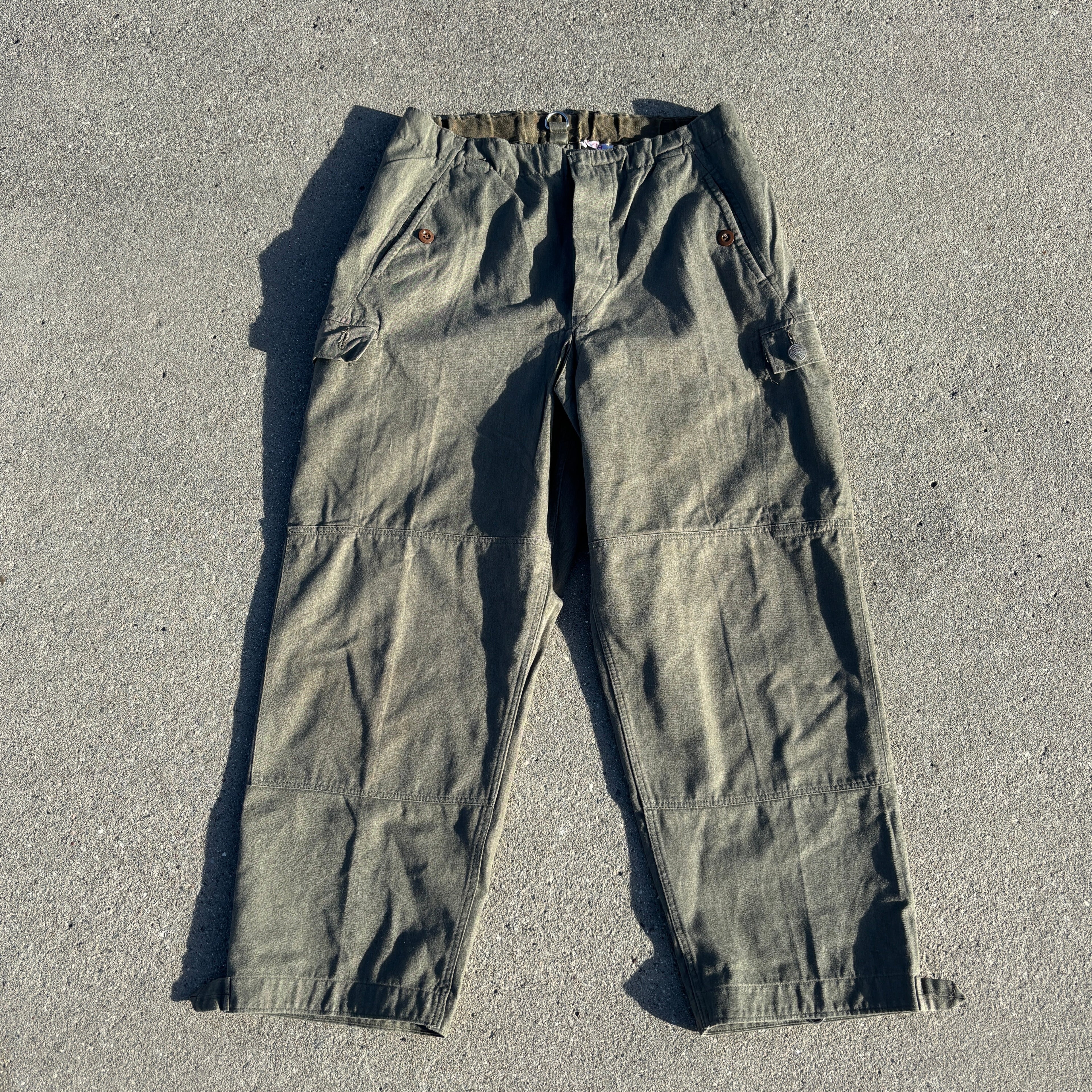 East German Army Green Trousers