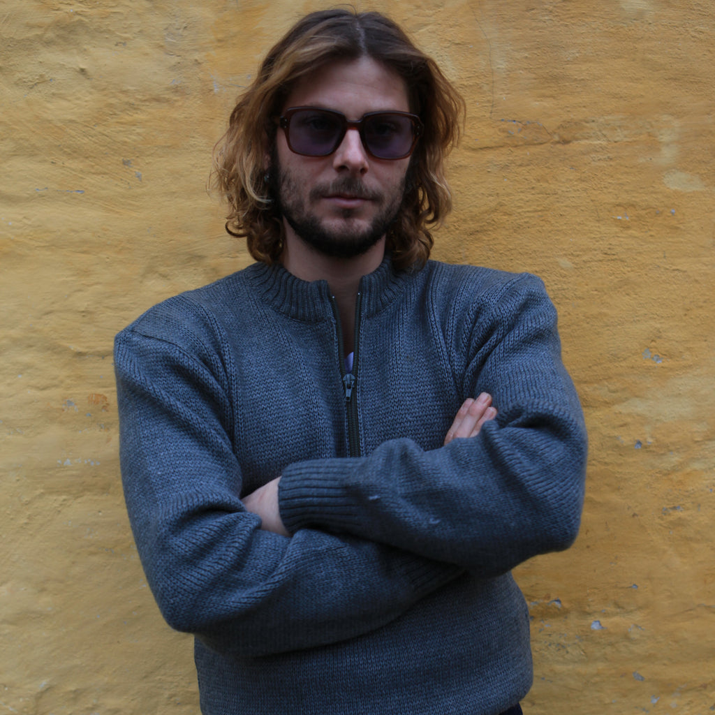 90's Swiss Army Half-Zip Knit