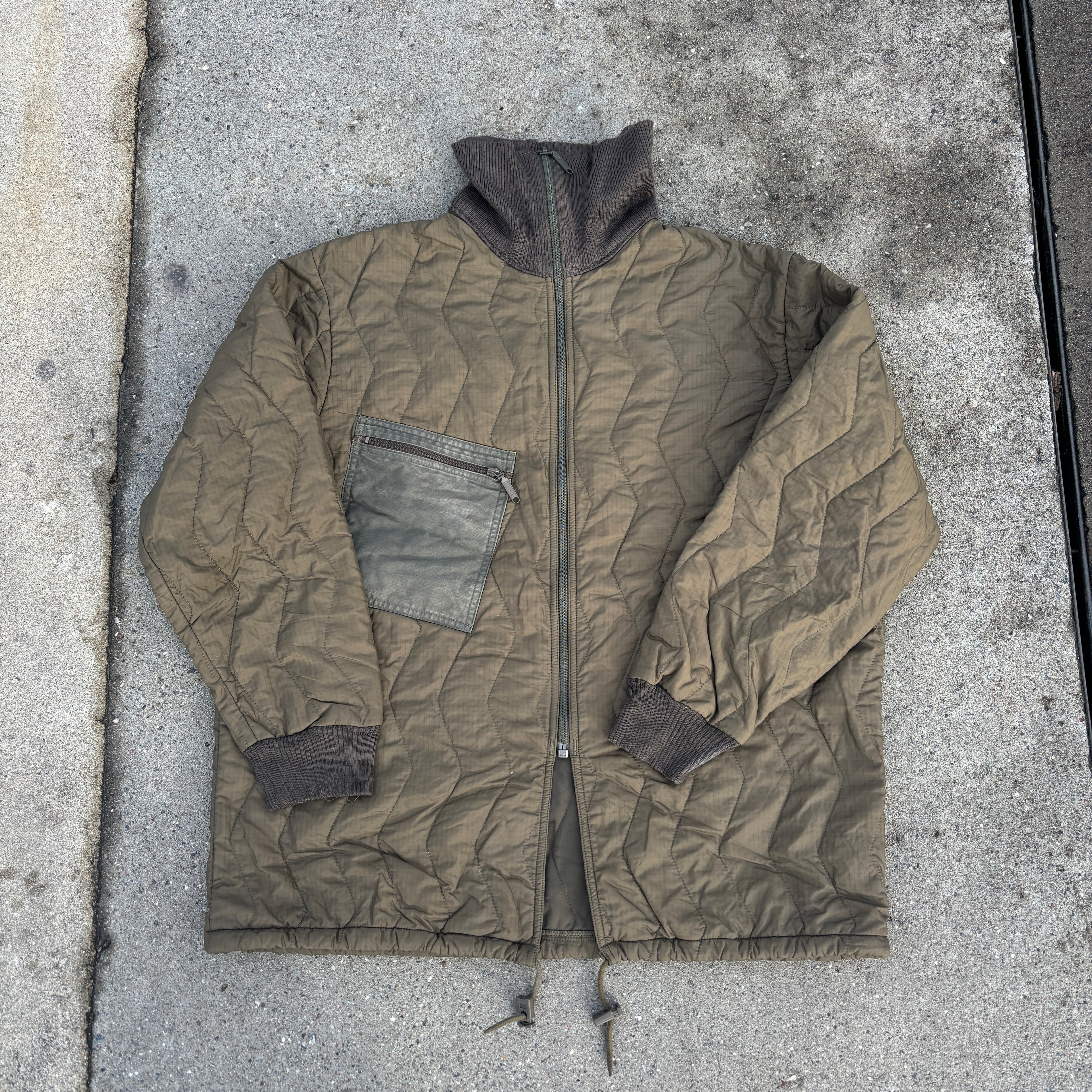 90's German Bundeswehr Field Liner Quilted Jacket