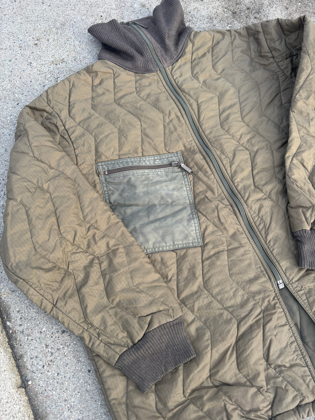 90's German Bundeswehr Field Liner Quilted Jacket