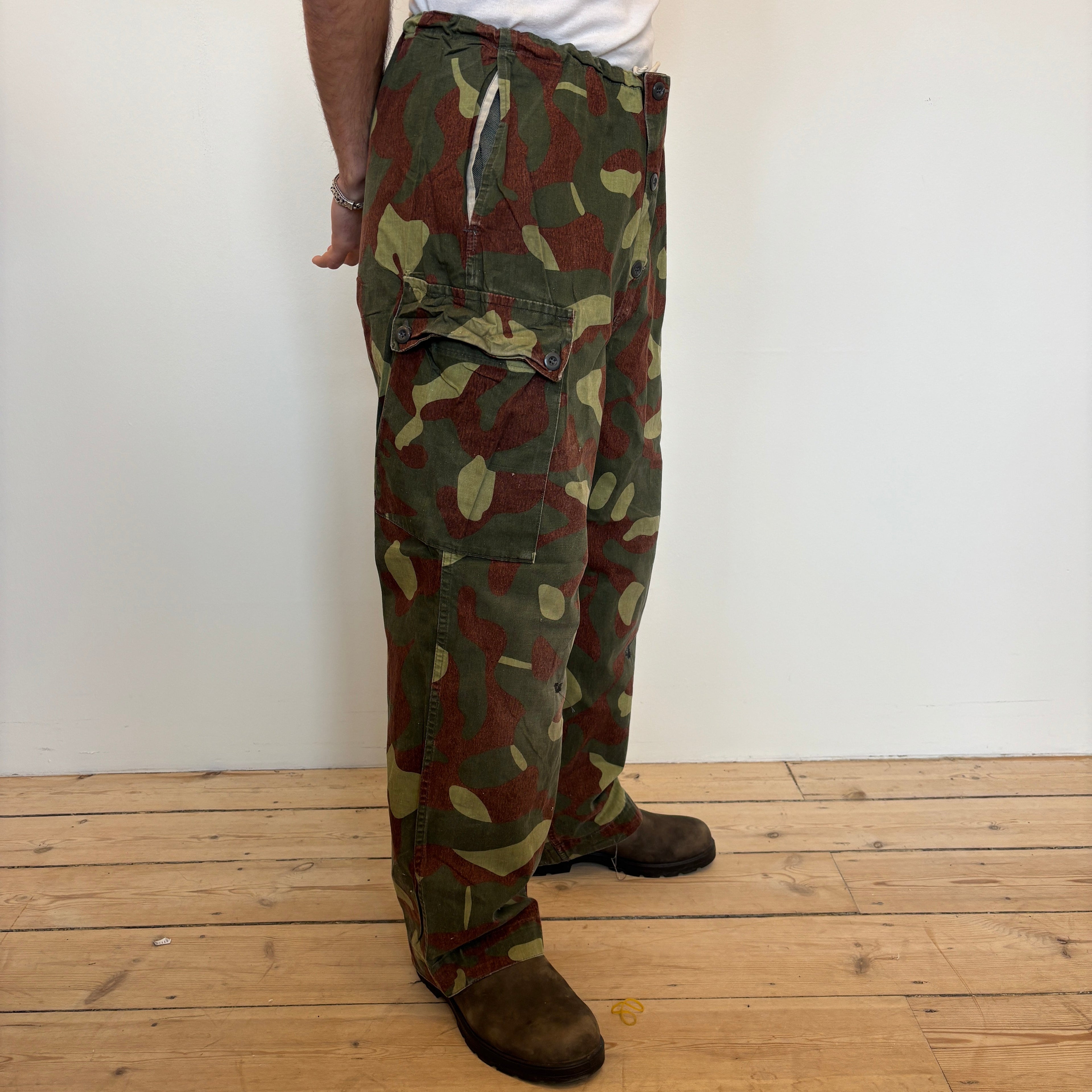 Finnish Reversible Camo Overtrousers - Dark Camo