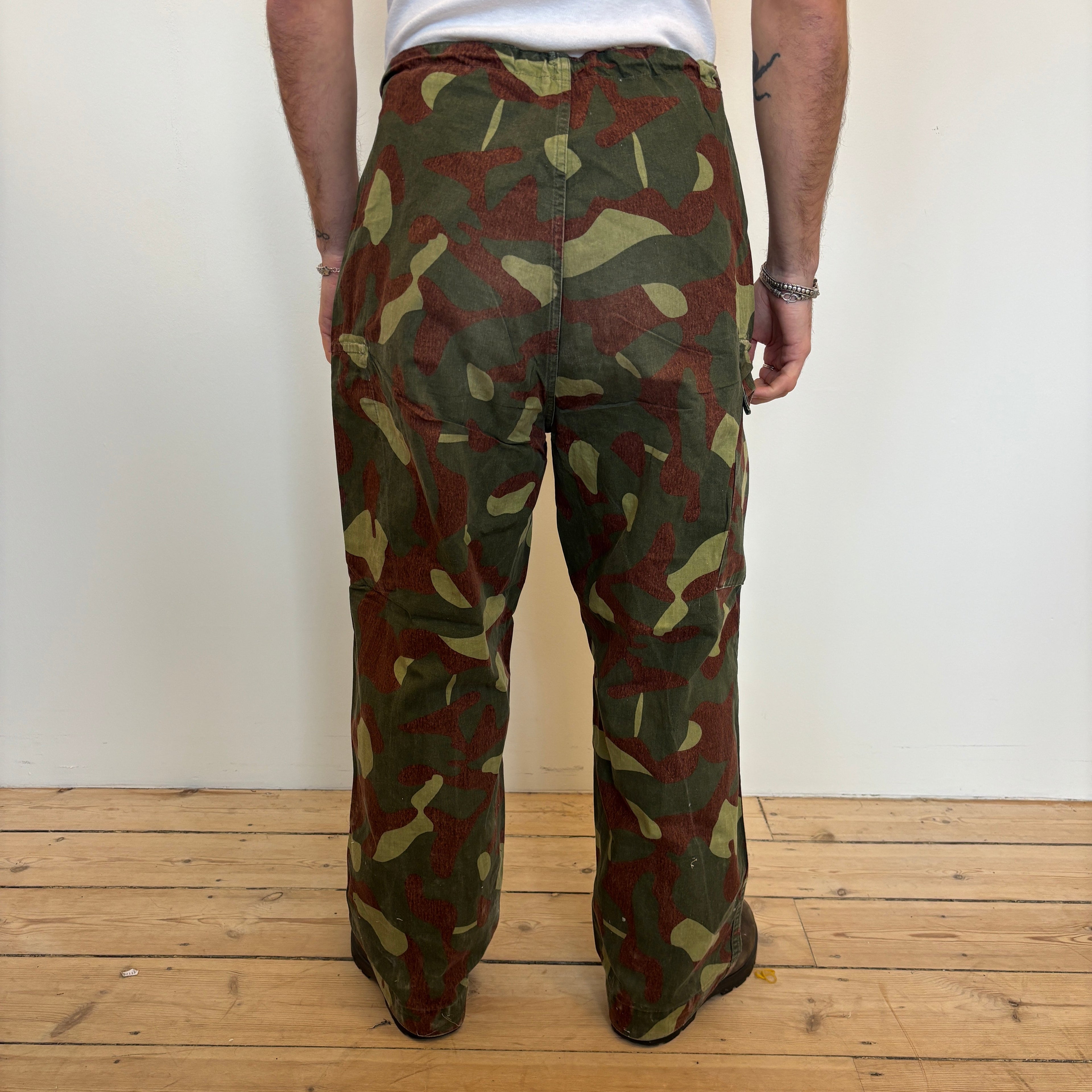 Finnish Reversible Camo Overtrousers - Dark Camo