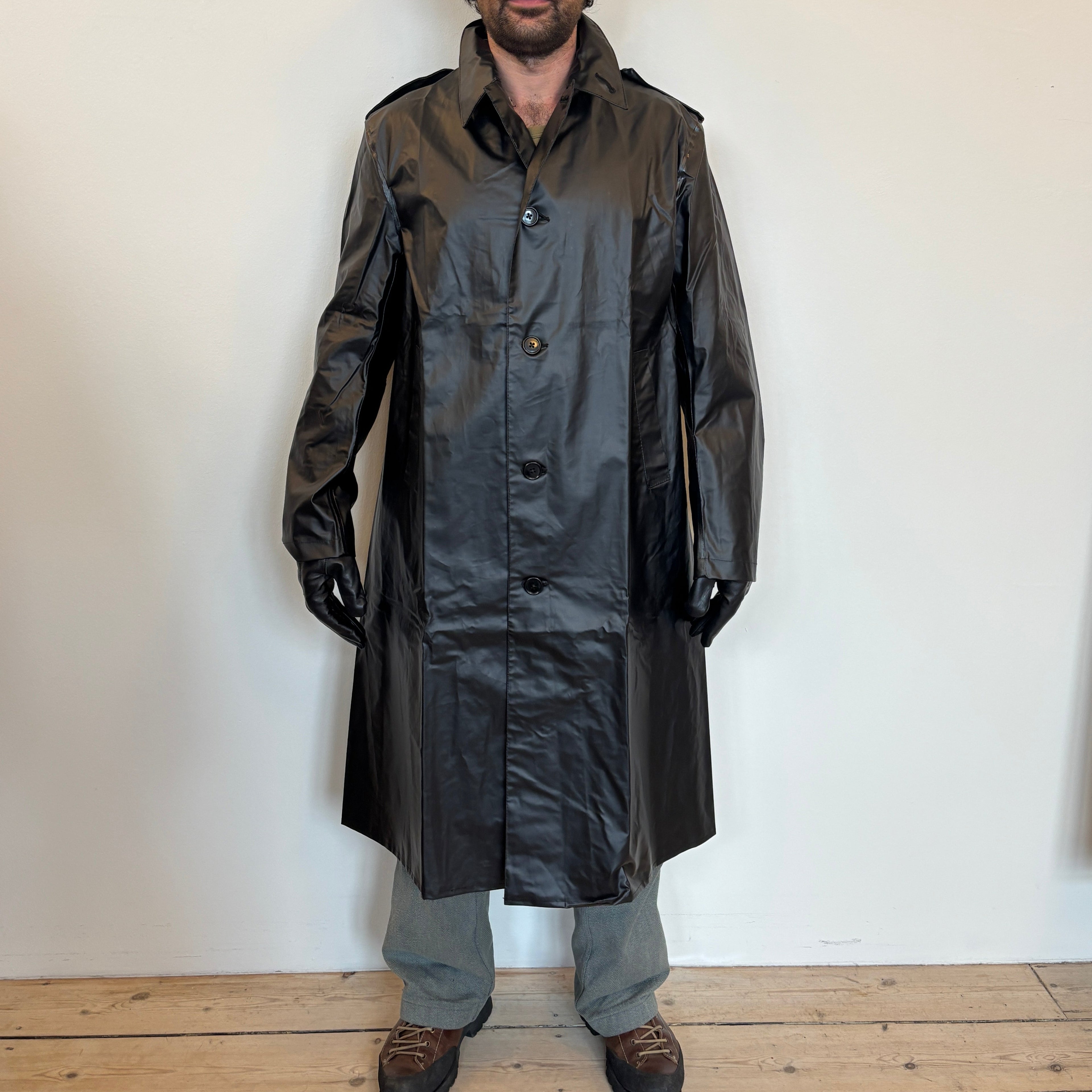 60's Swedish Army Waterproof Raincoat
