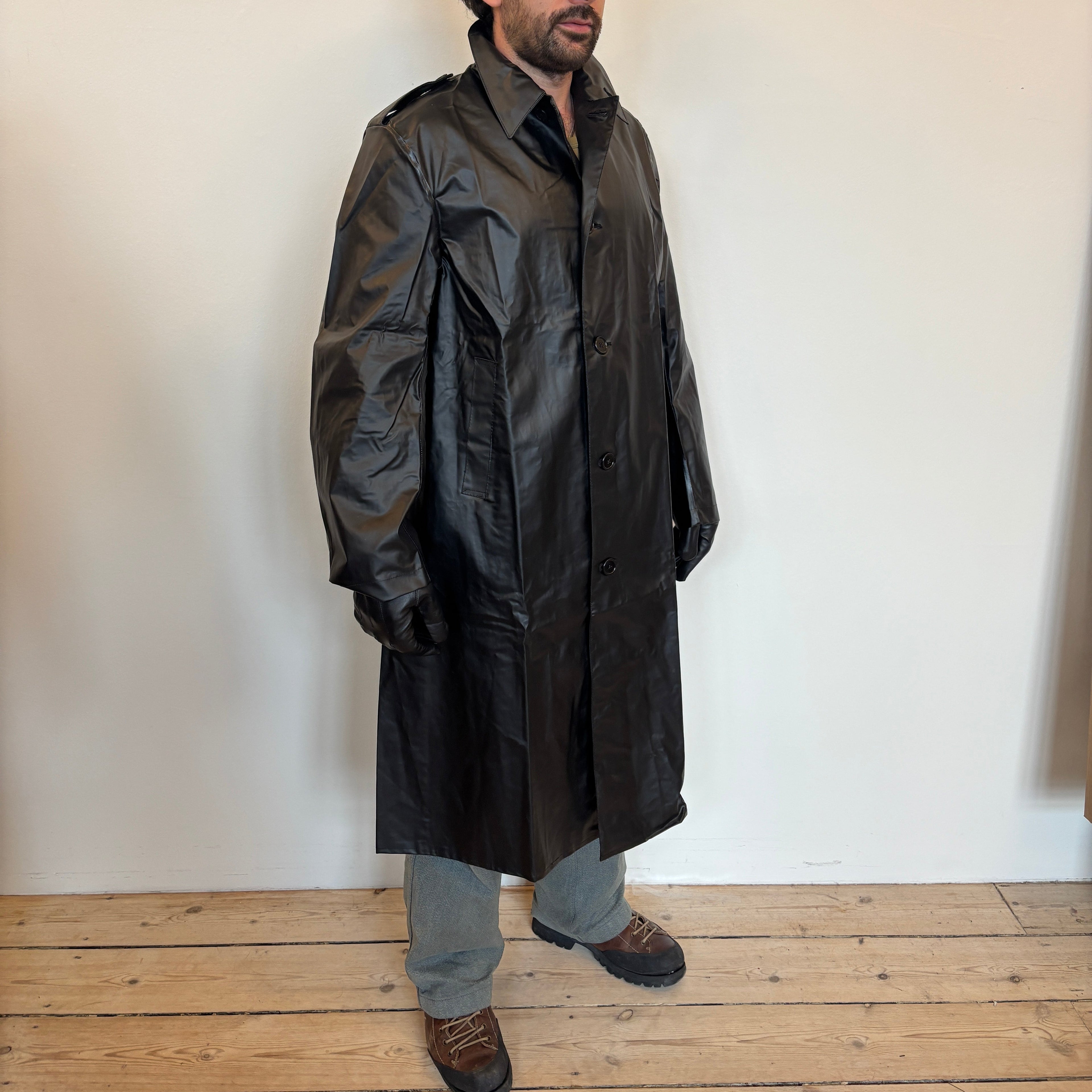 60's Swedish Army Waterproof Raincoat