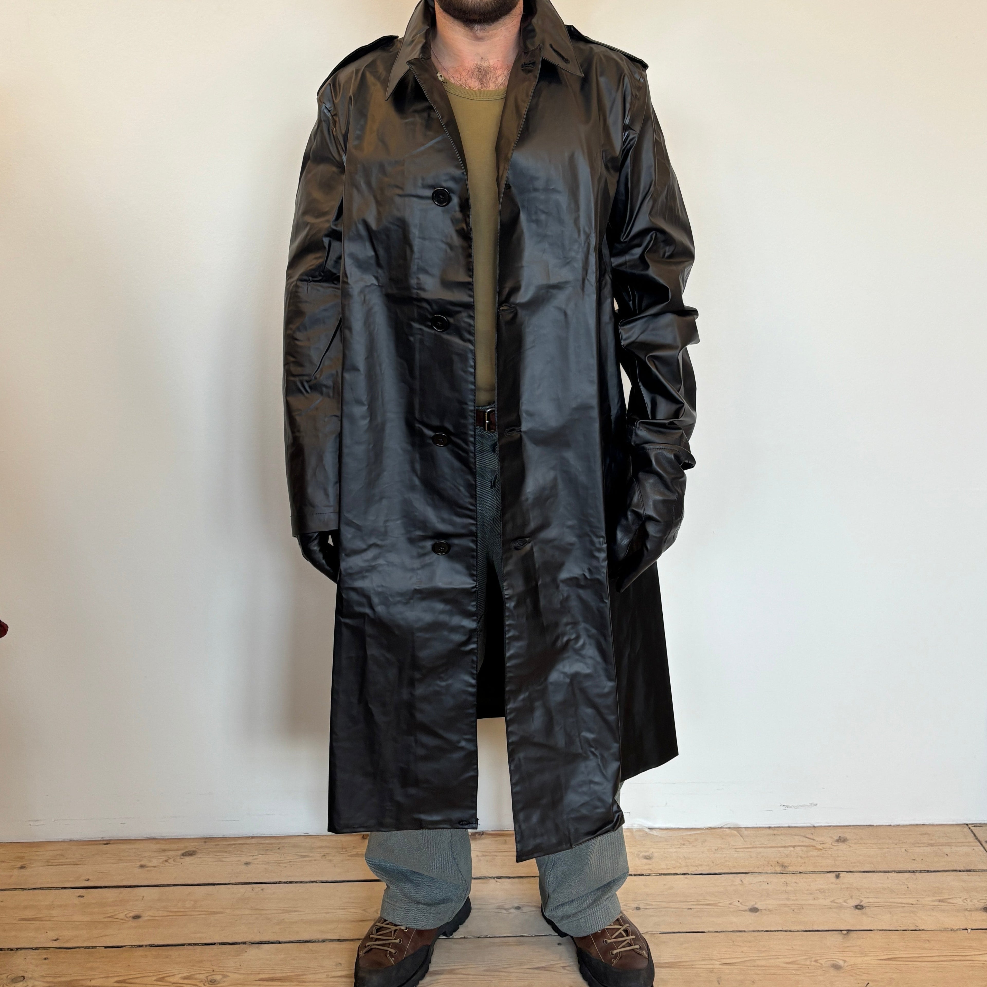 60's Swedish Army Waterproof Raincoat