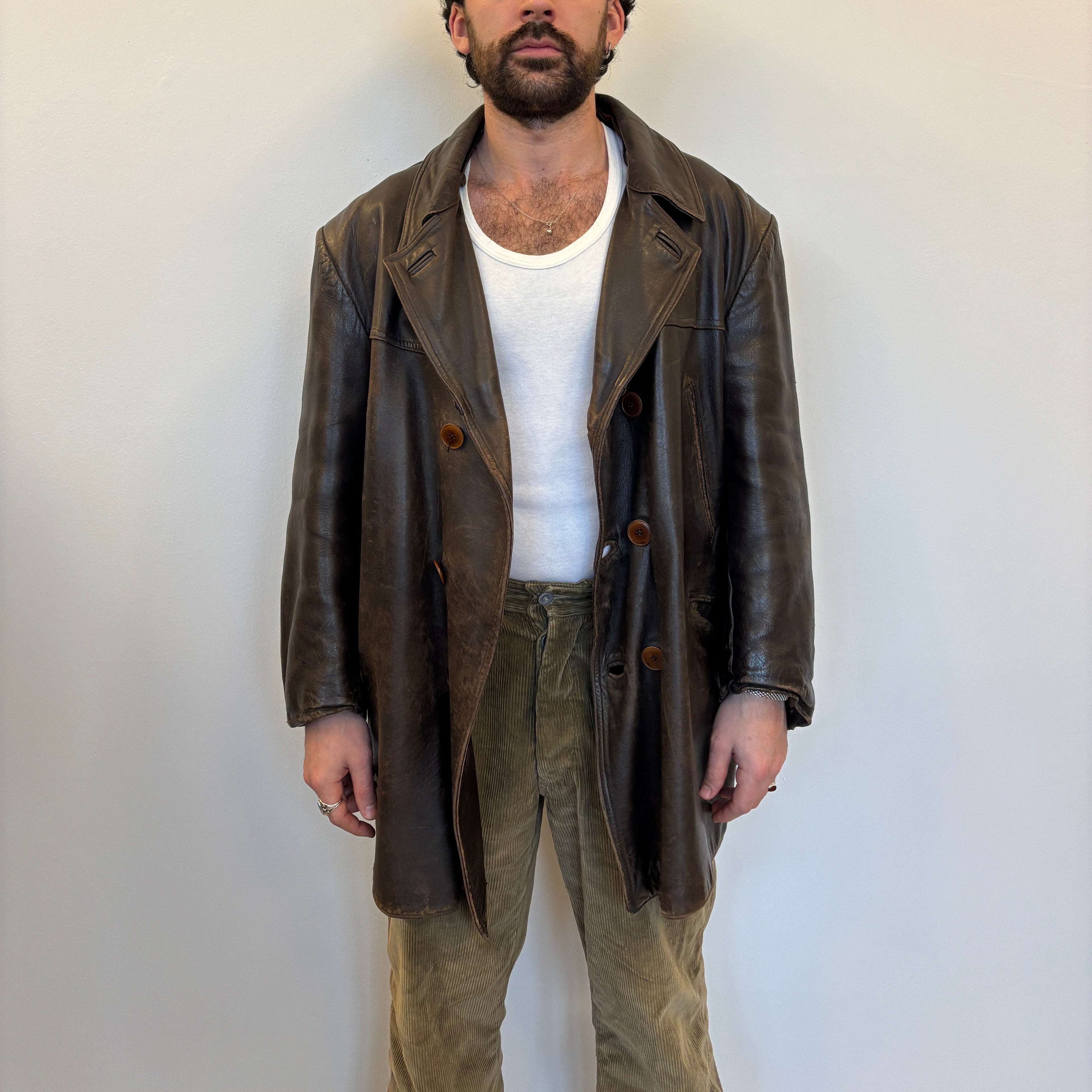 Thiery Aîné French Leather Coat