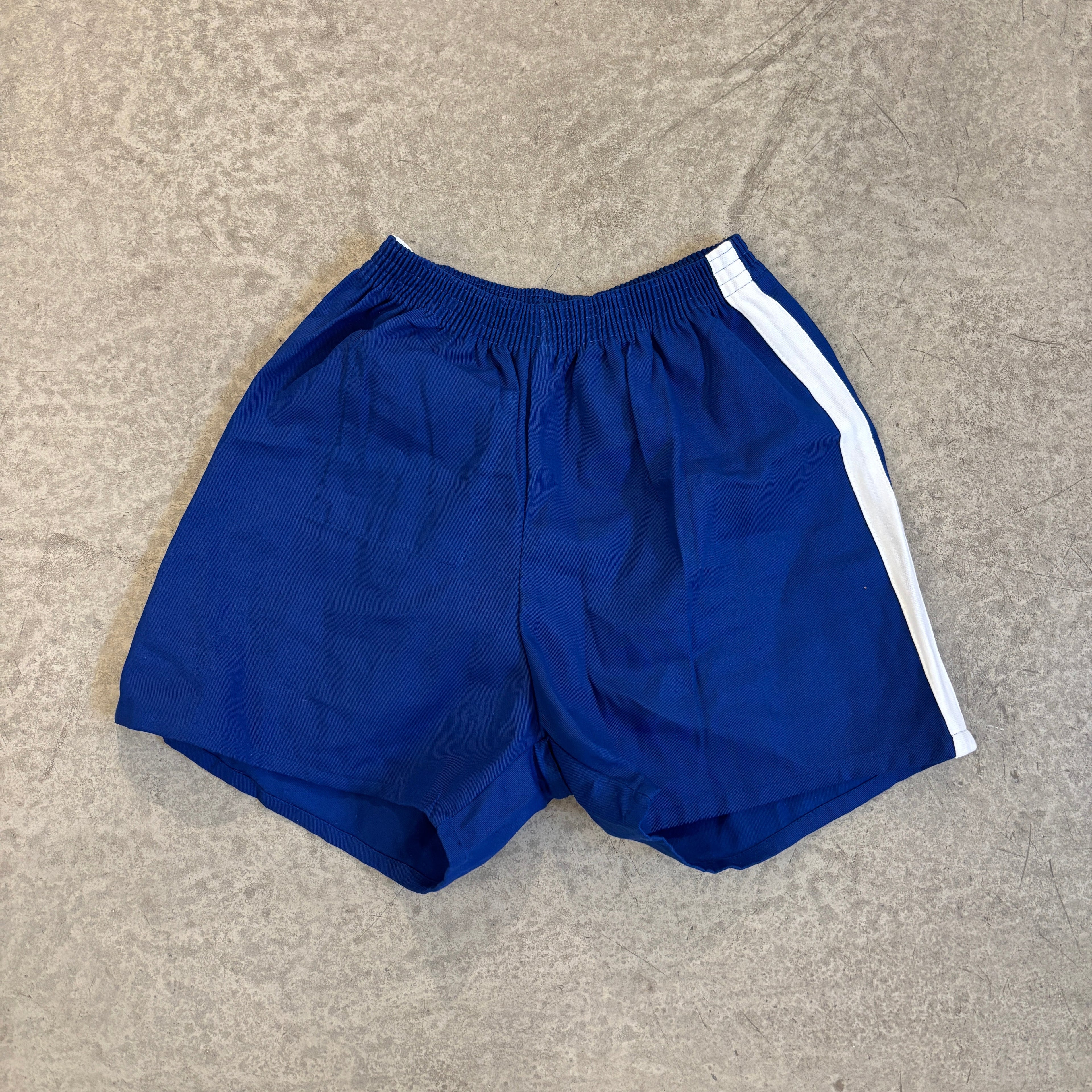 70's Danish Sport Shorts Blue / White