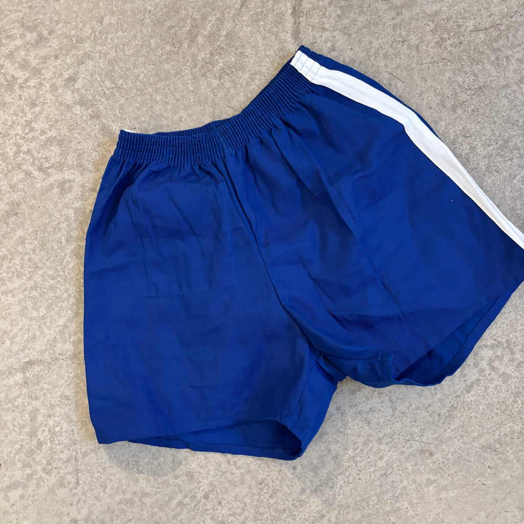 70's Danish Sport Shorts Blue / White
