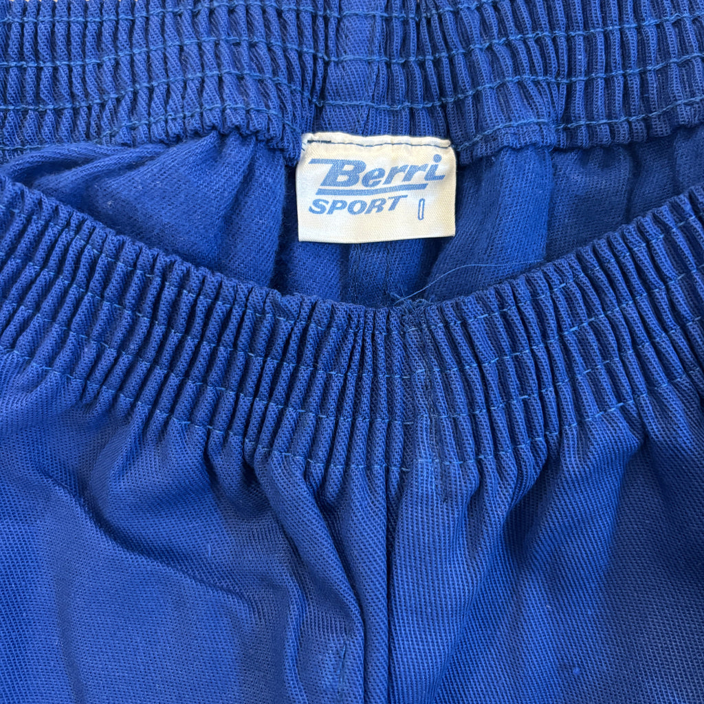 70's Danish Sport Shorts Blue / White