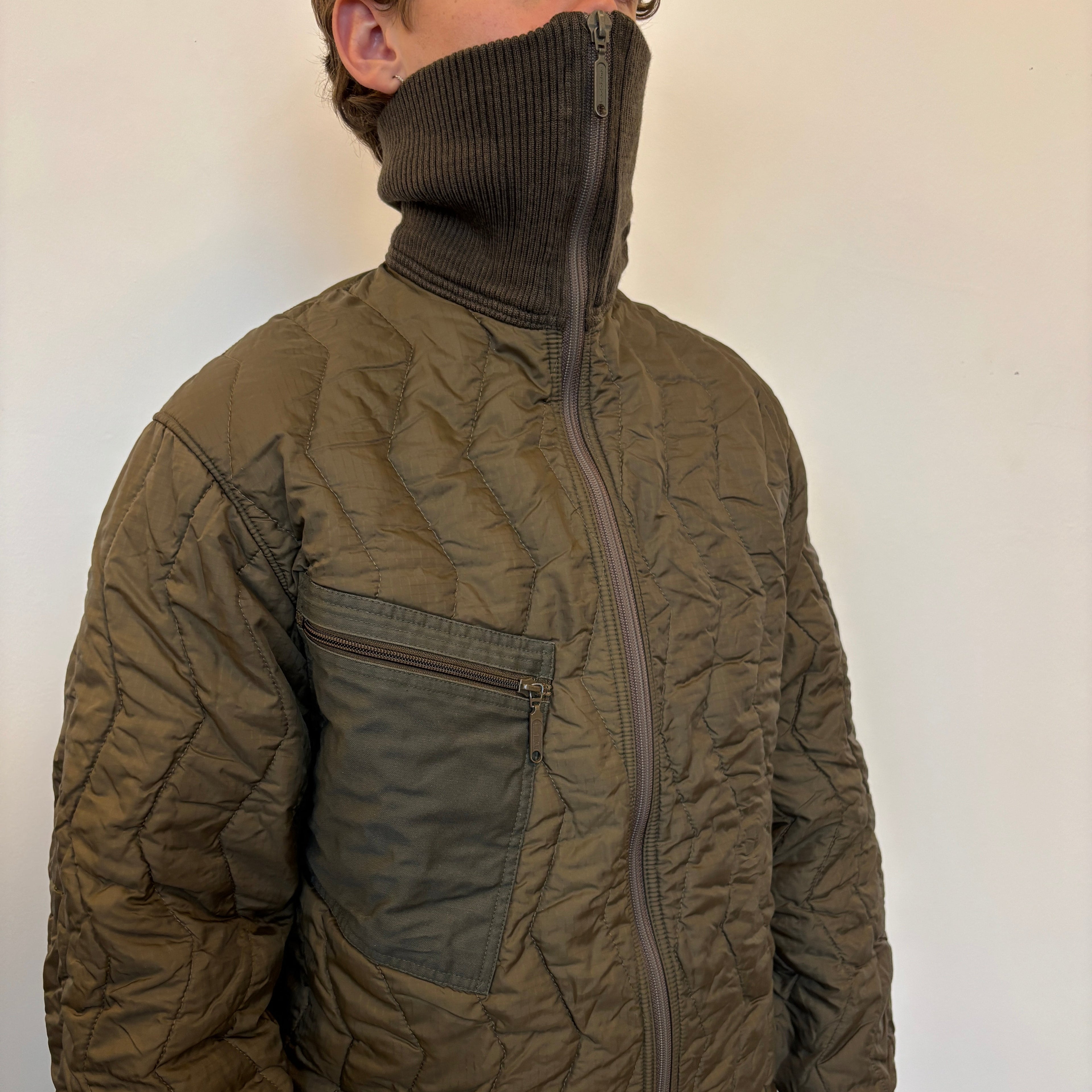 90's German Bundeswehr Field Liner Quilted Jacket