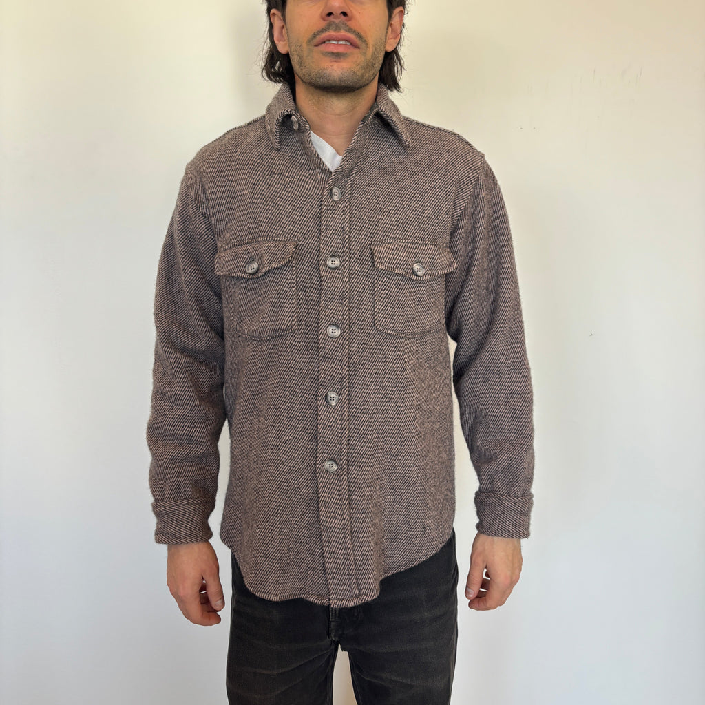 70s Woolrich grey wool Overshirt