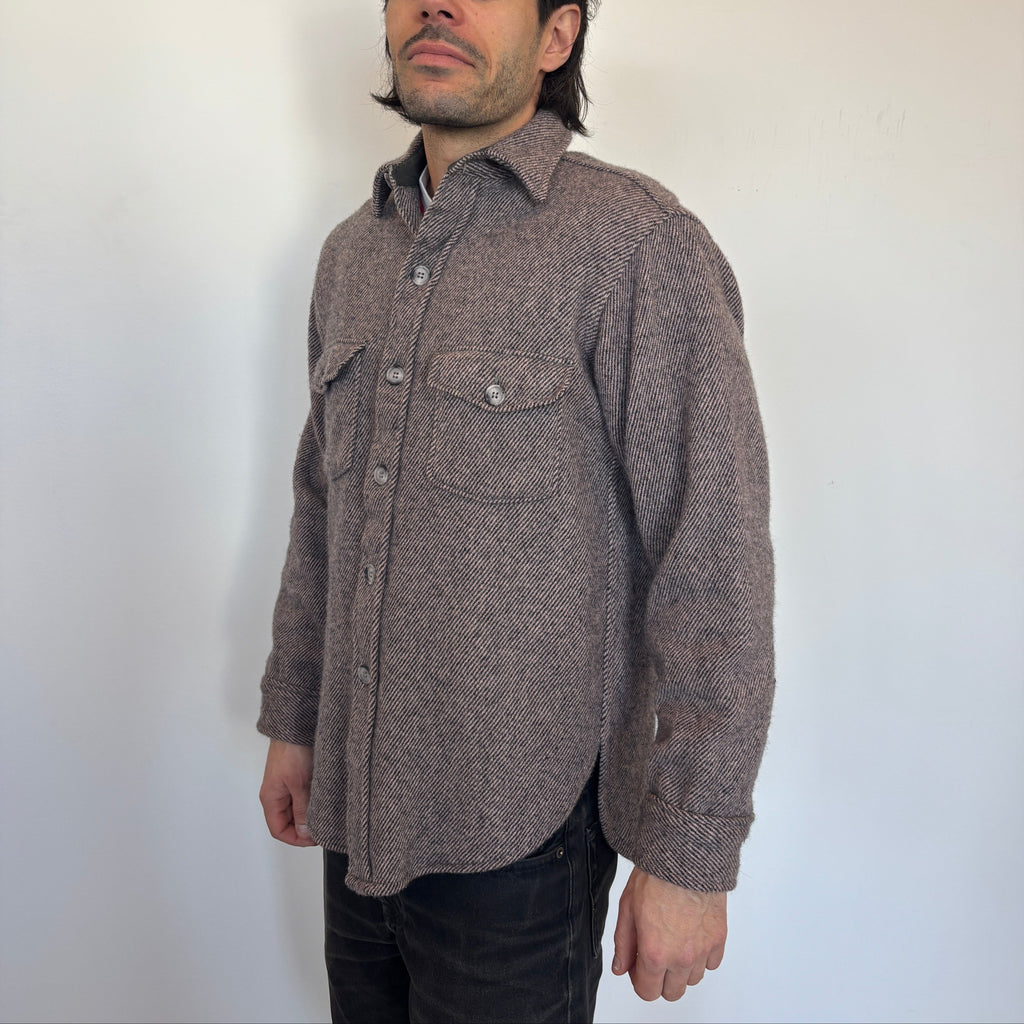70s Woolrich grey wool Overshirt