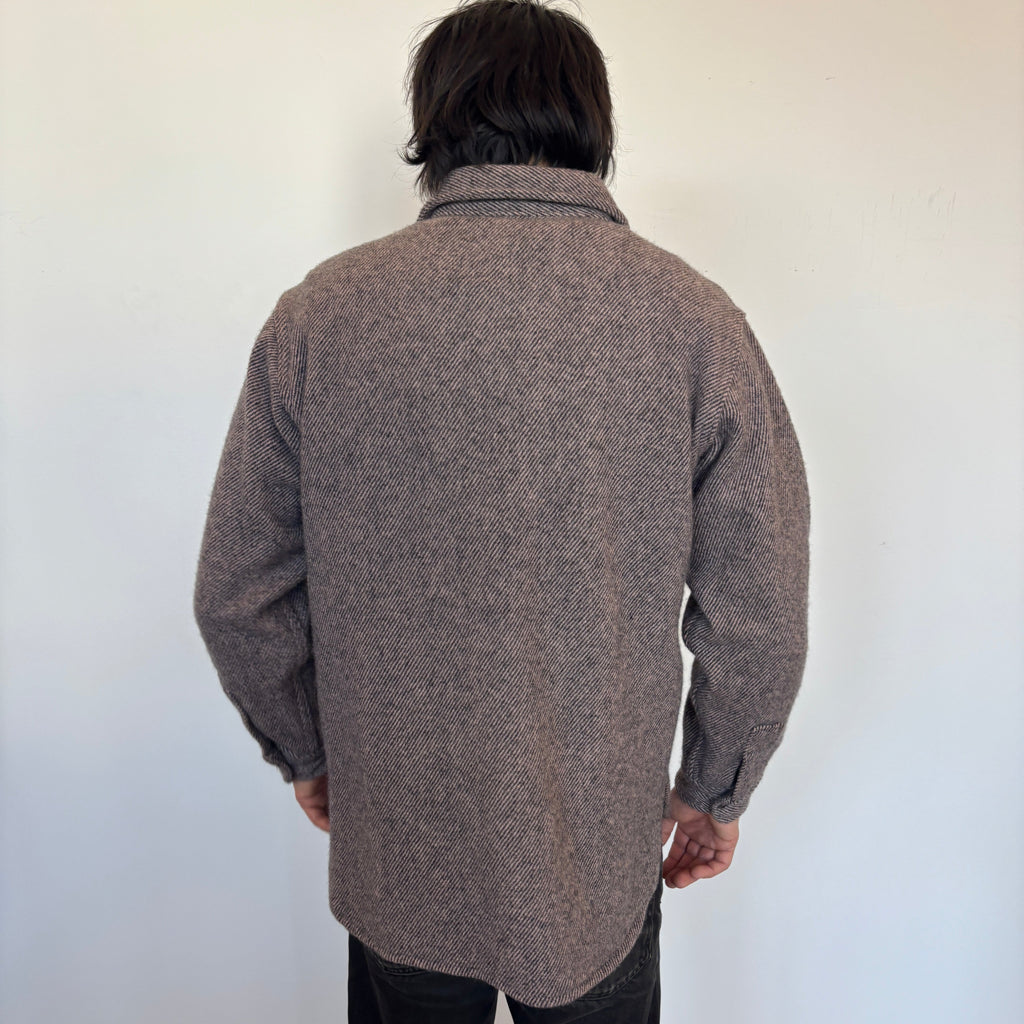 70s Woolrich grey wool Overshirt