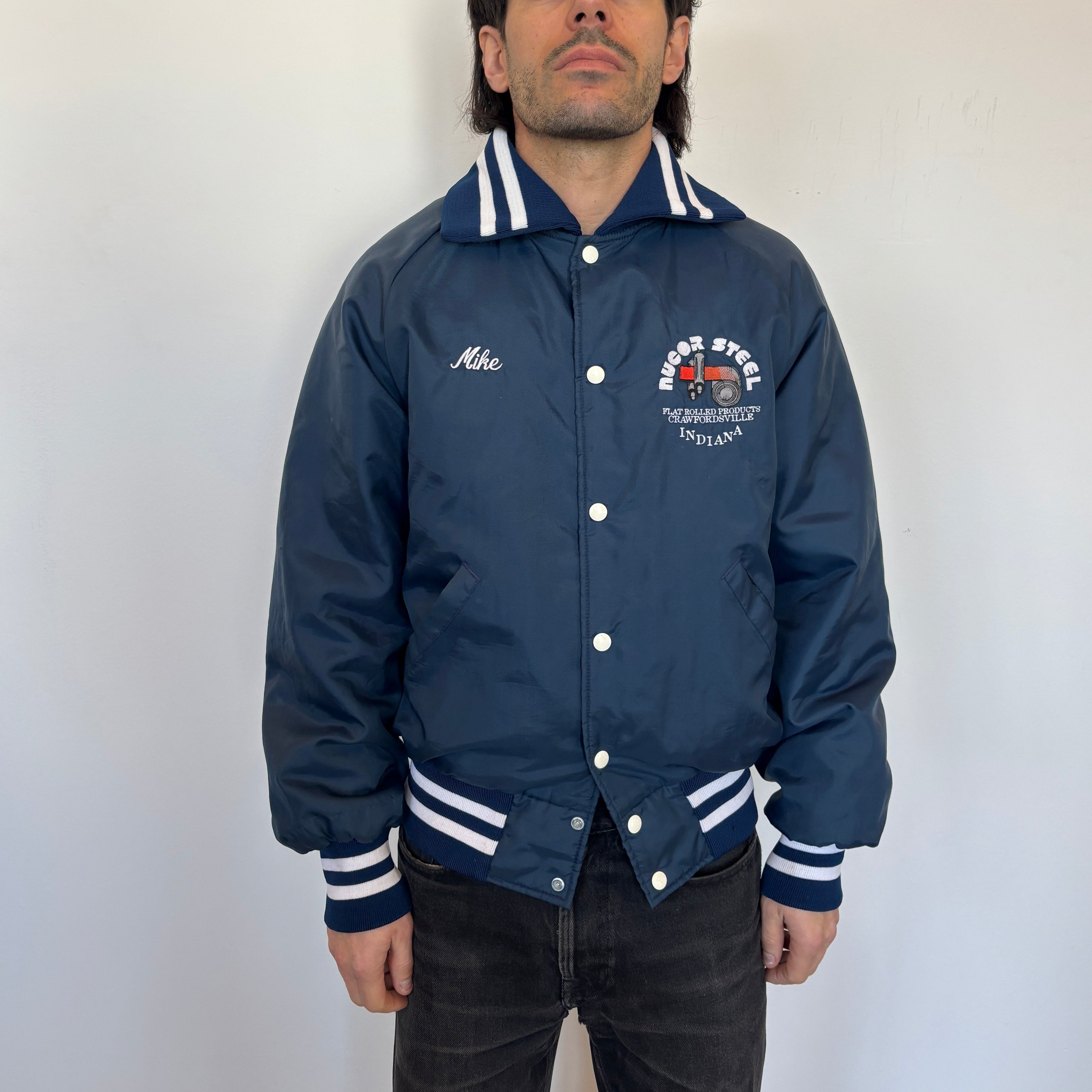 90's Holloway Blue Varsity Jacket