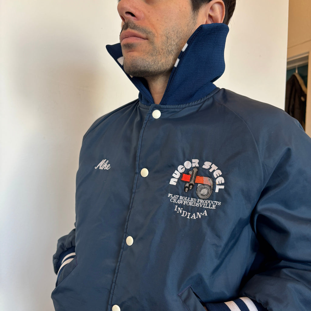 90's Holloway Blue Varsity Jacket