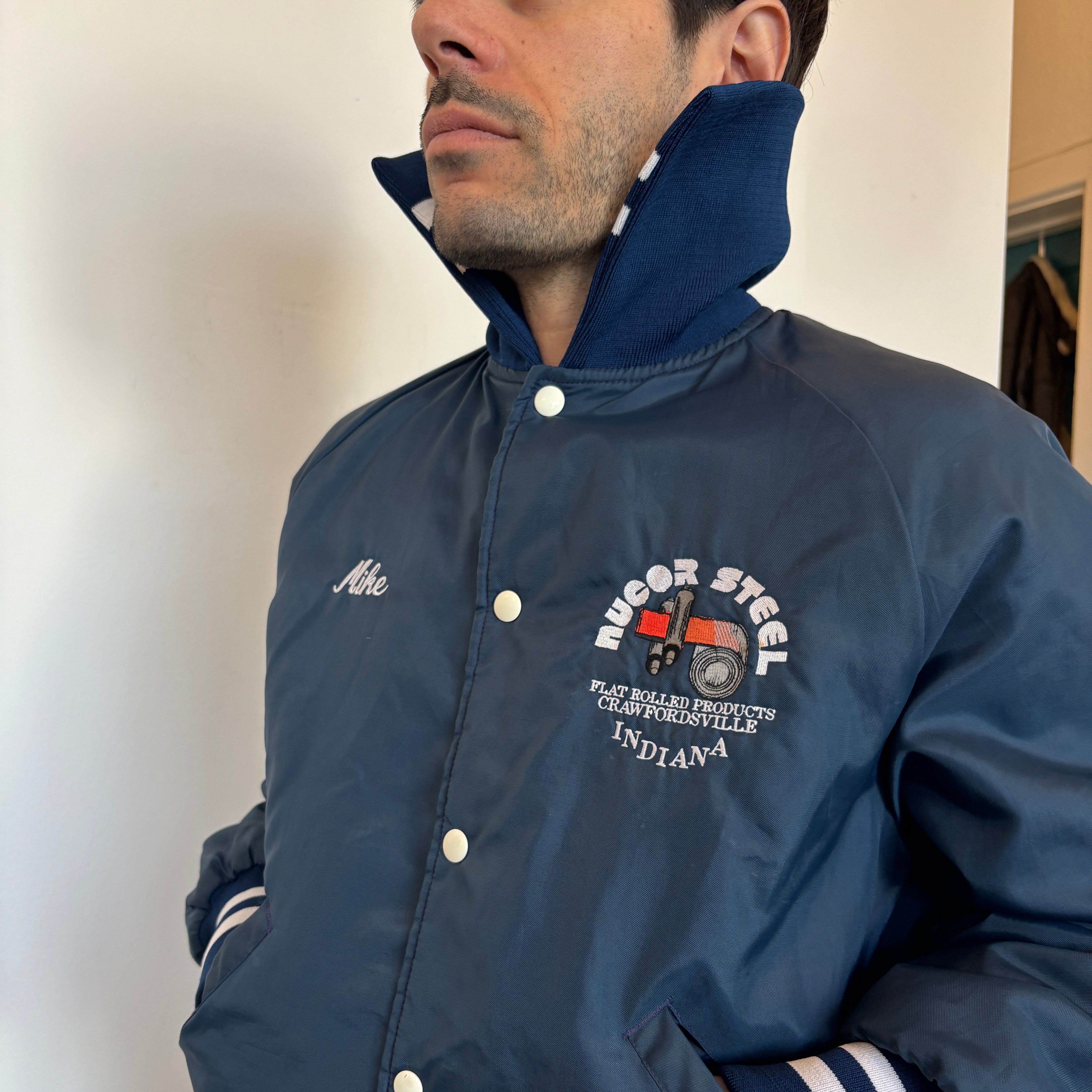 90's Holloway Blue Varsity Jacket