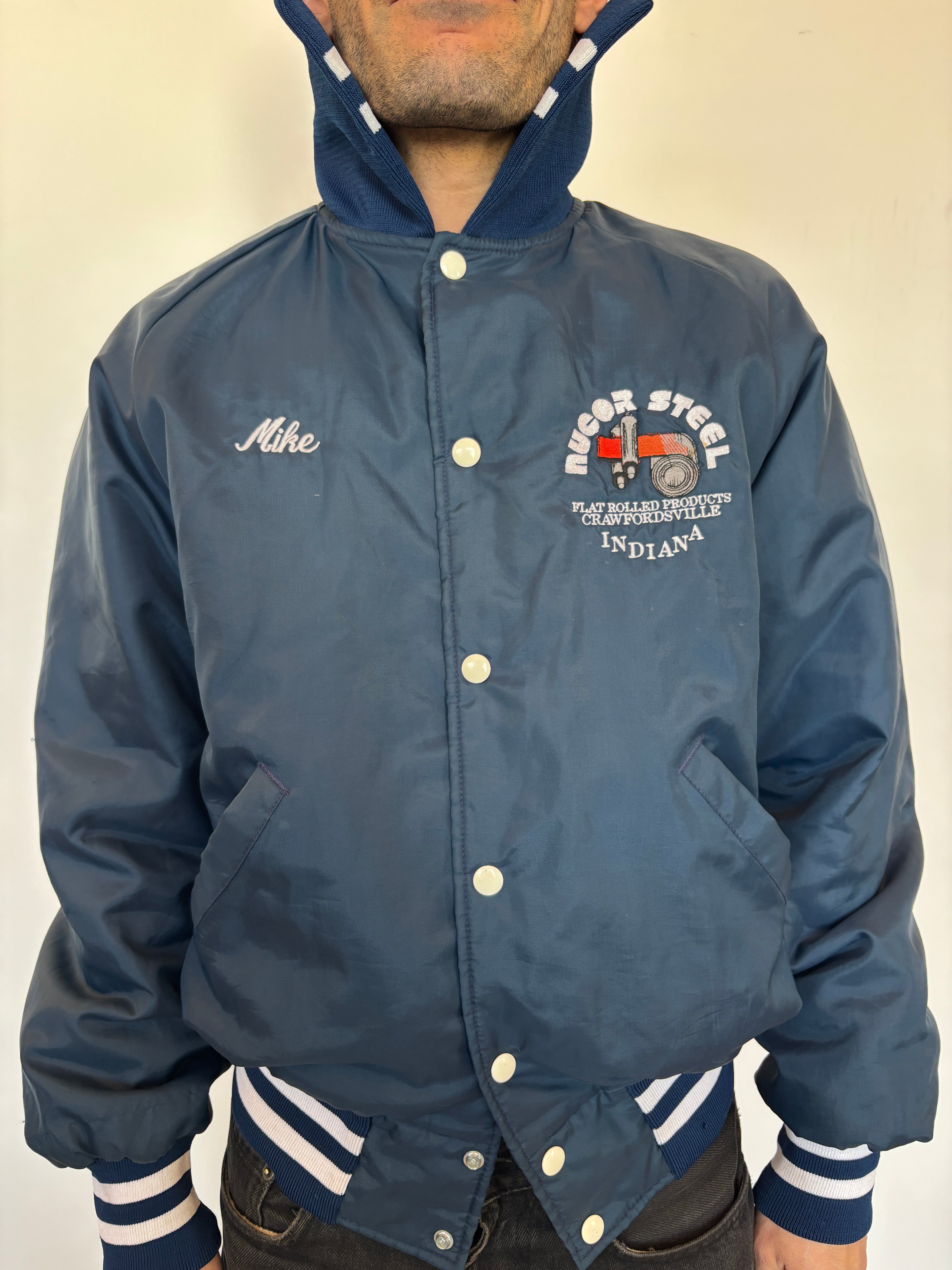 90's Holloway Blue Varsity Jacket