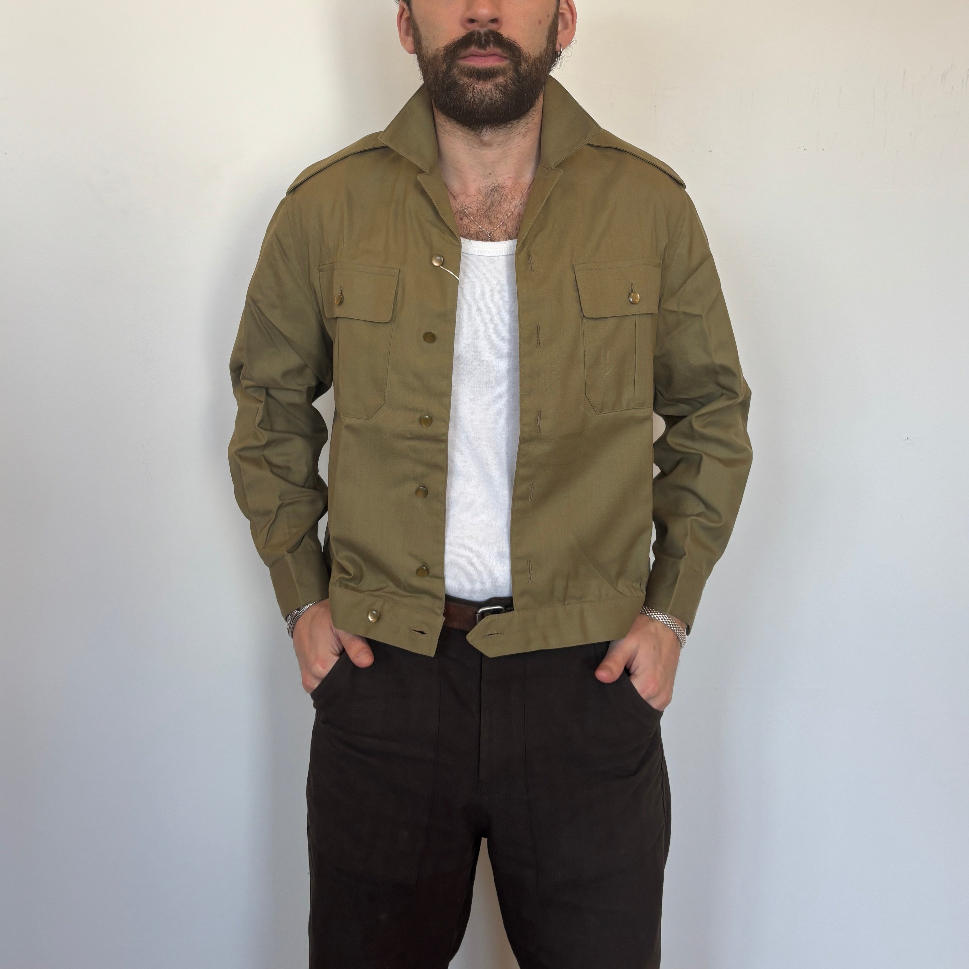 60's Hungarian Deadstock Officer Shirt