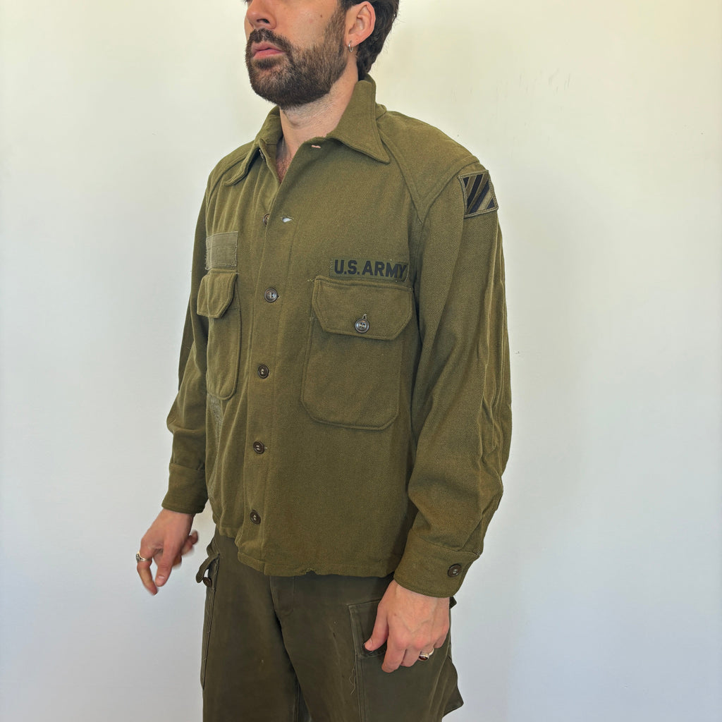 70's US Army OG108 Wool Shirt