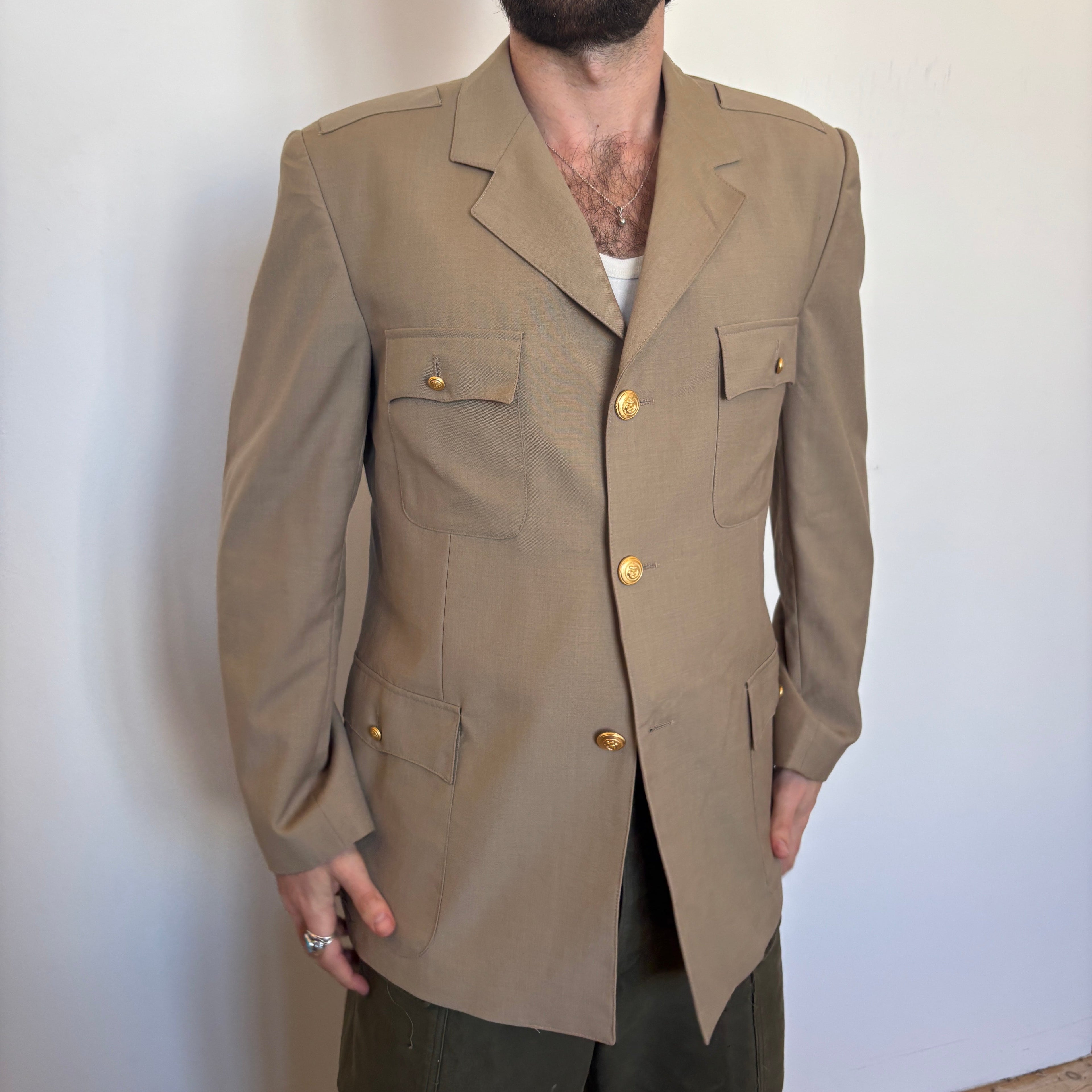 90's Italian Marine Wool Blazer