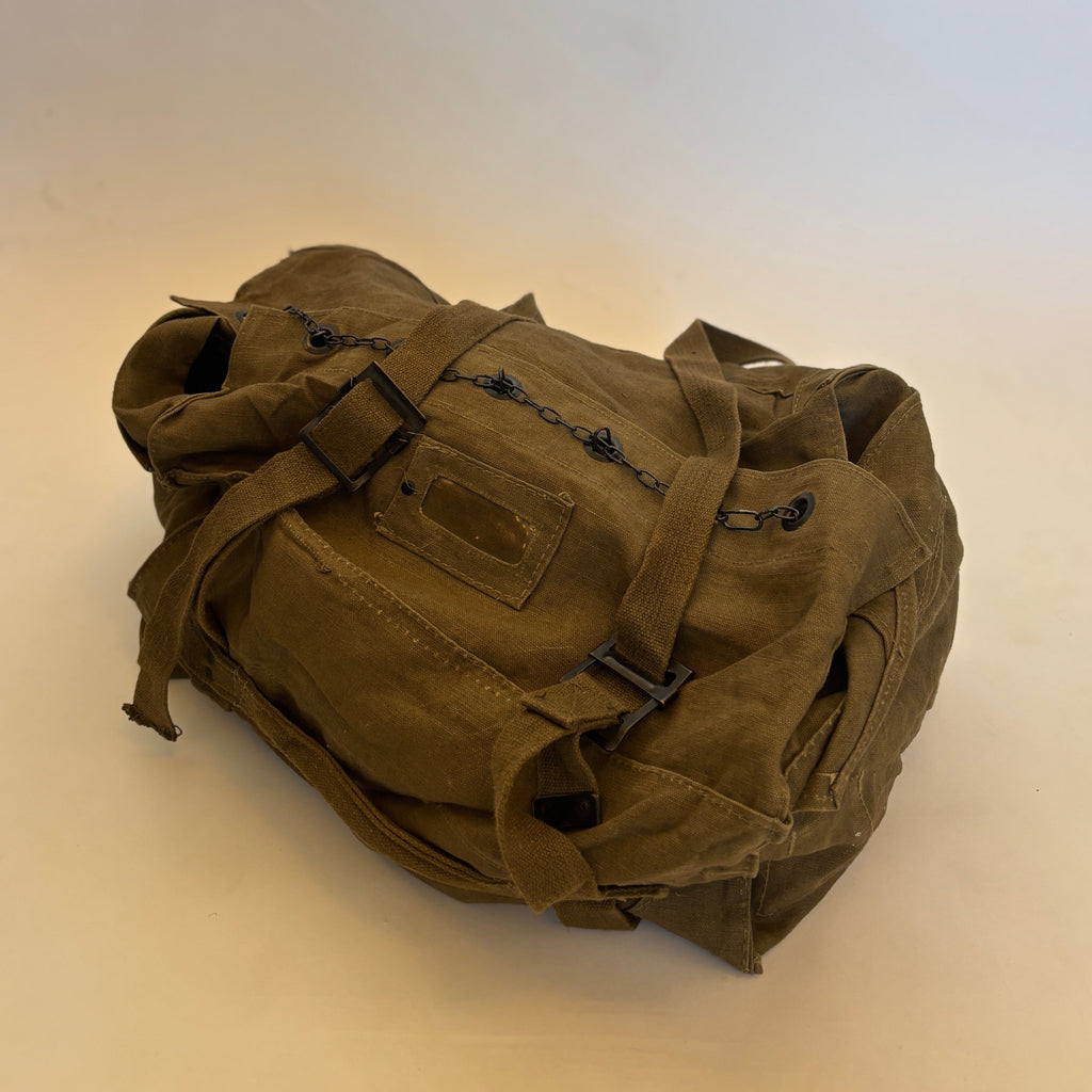 80's Italian Army Canvas Travel Bag
