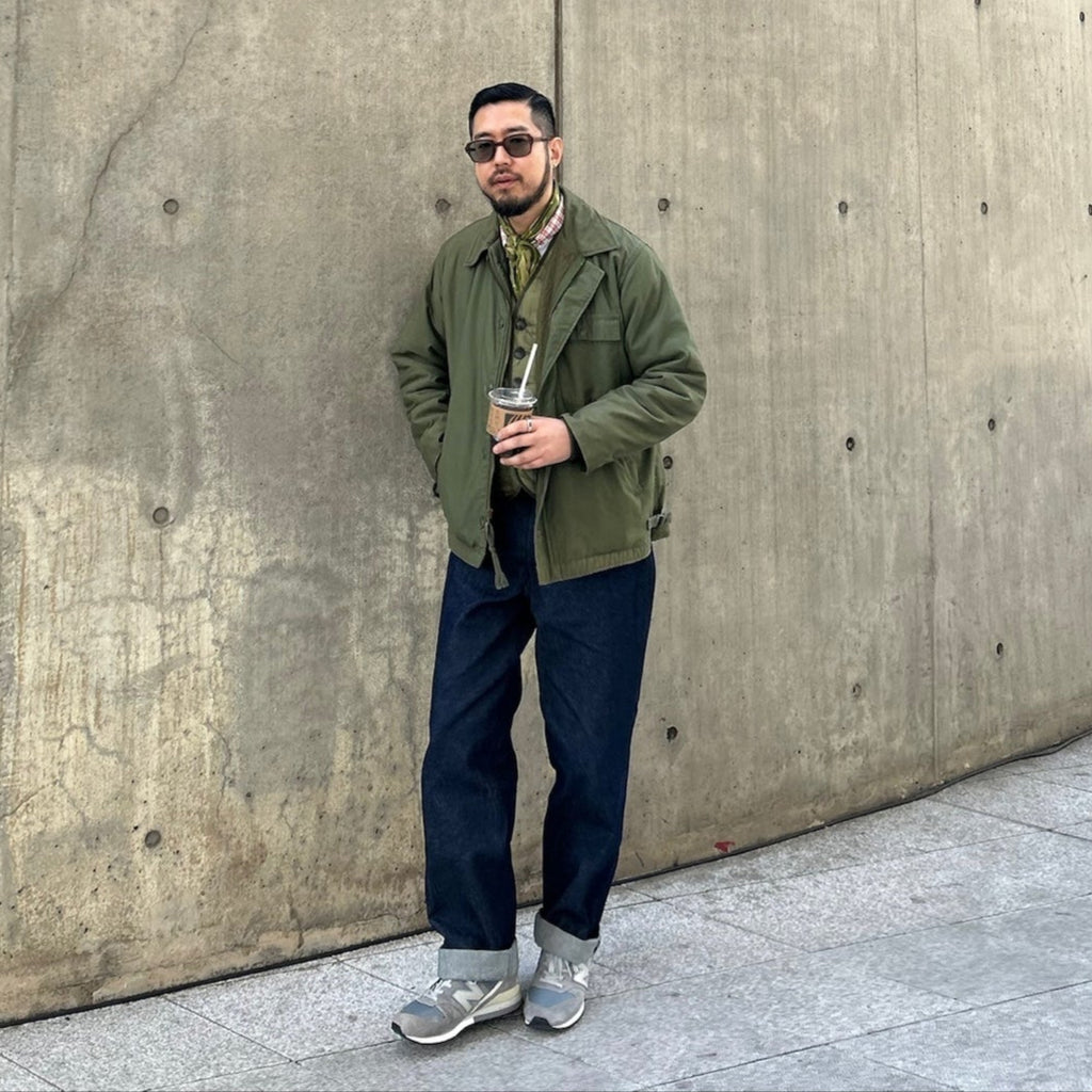 70's Italian Navy Raw Denim