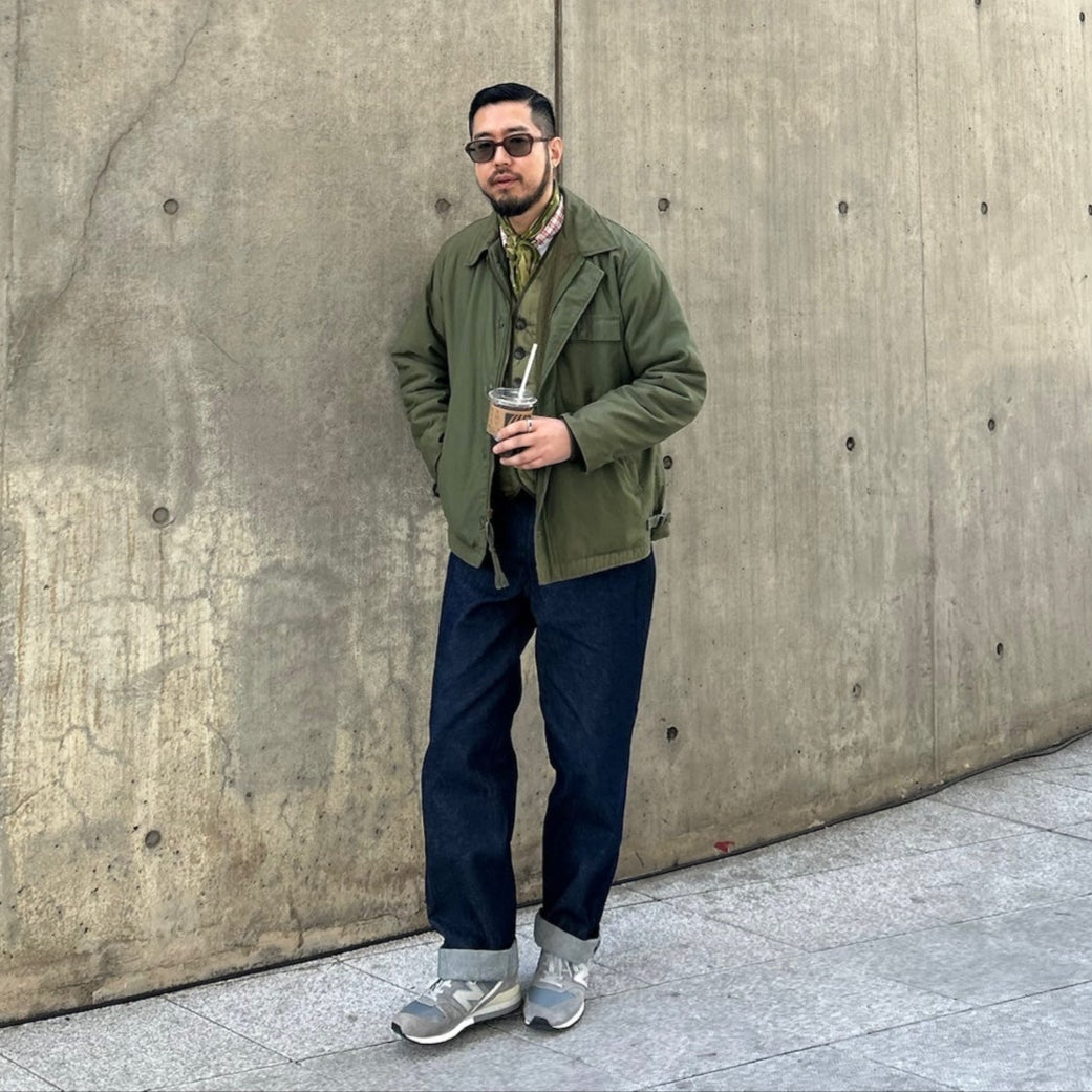 70's Italian Navy Raw Denim