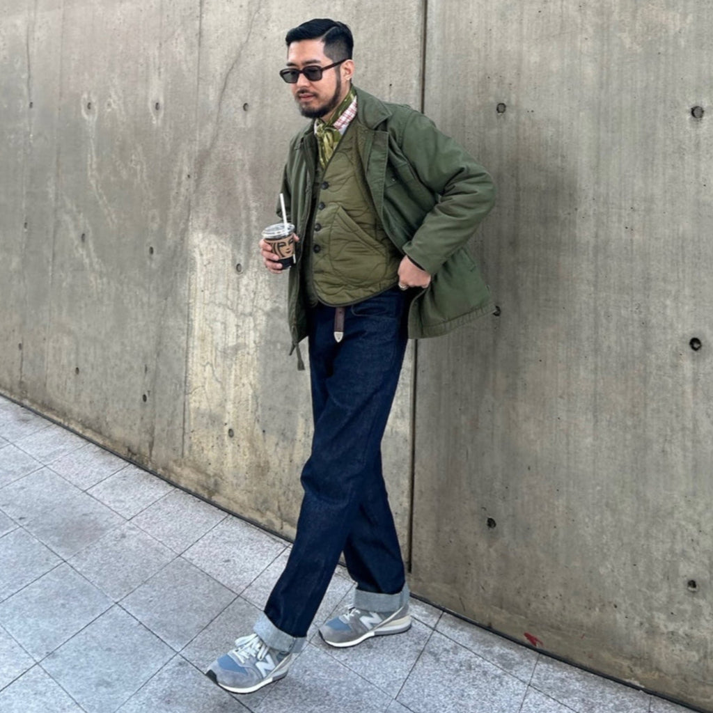 70's Italian Navy Raw Denim