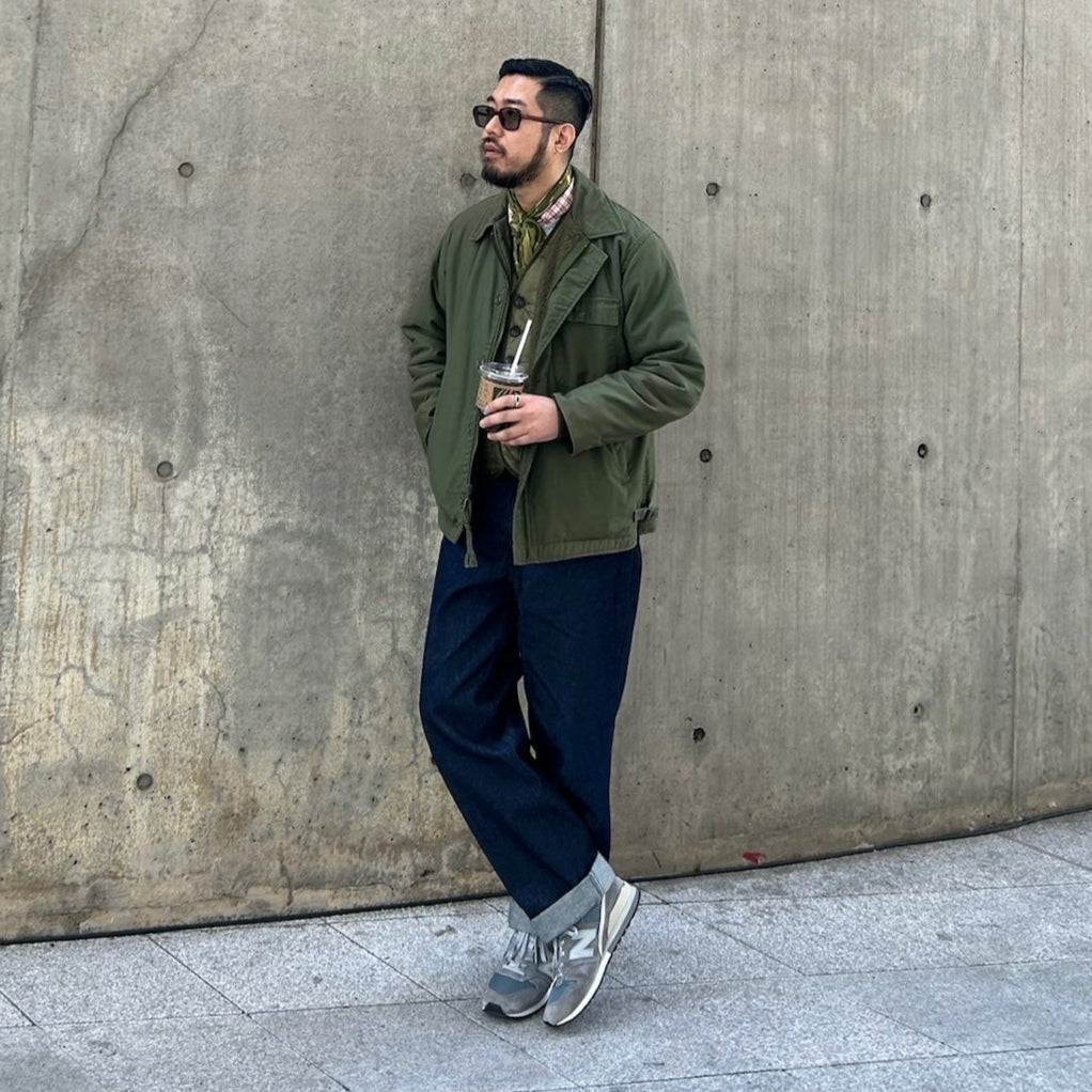 70's Italian Navy Raw Denim