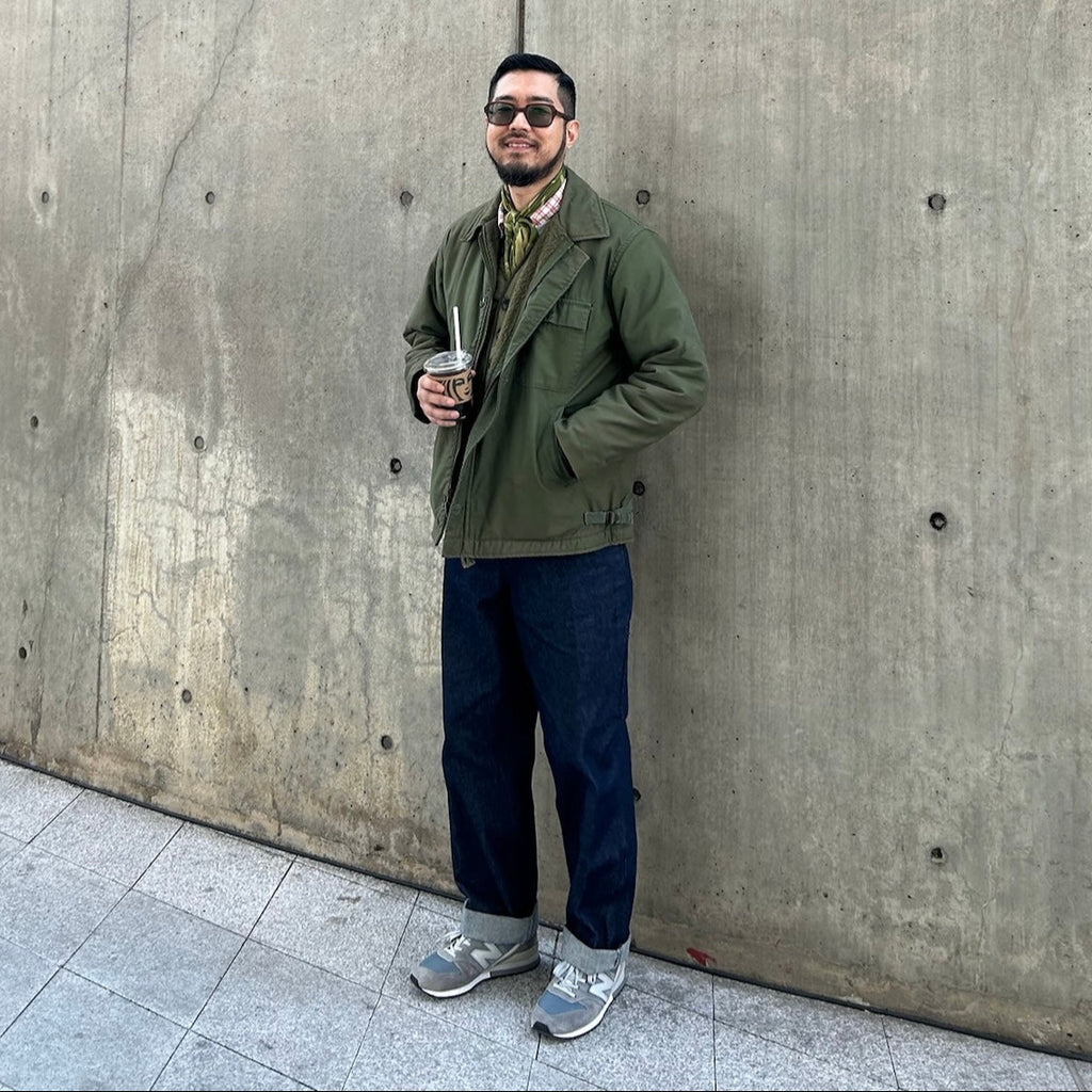 70's Italian Navy Raw Denim